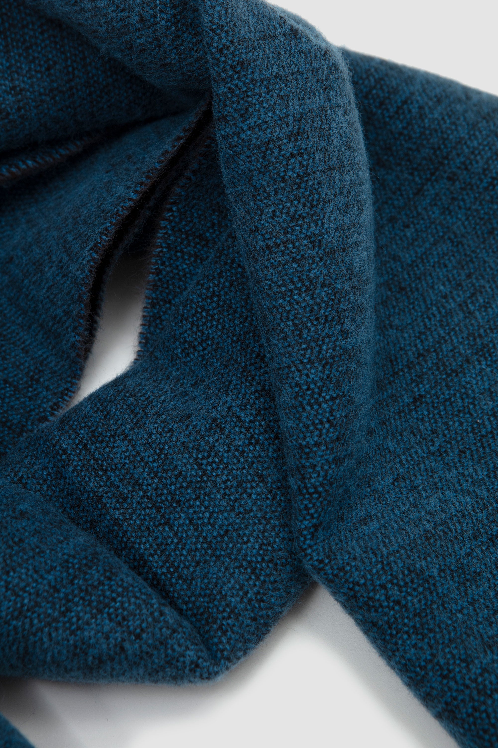 Double Sided Scarf Light Blue/ Brown_4