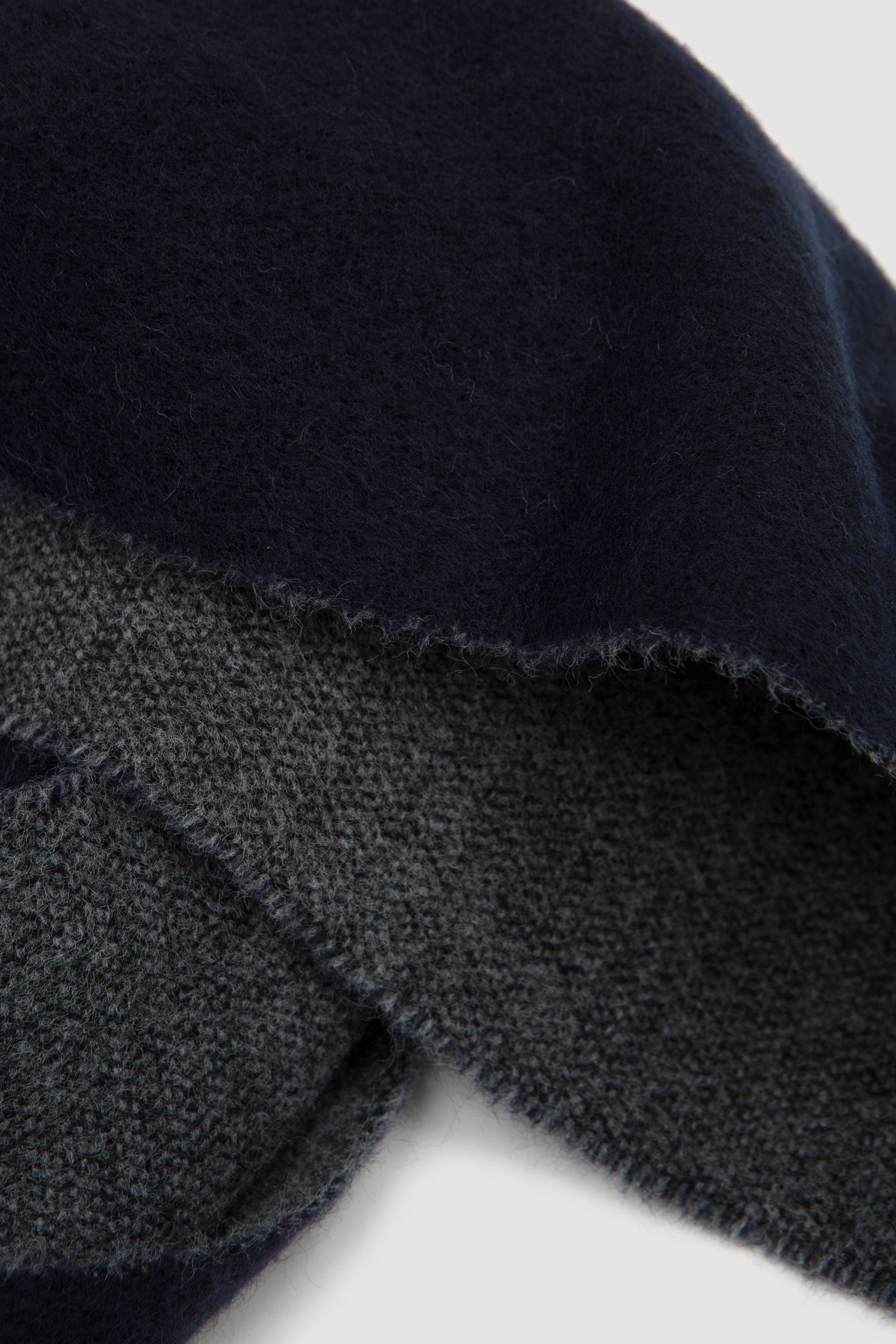 Double Sided Scarf Light Navy/ Mid Grey