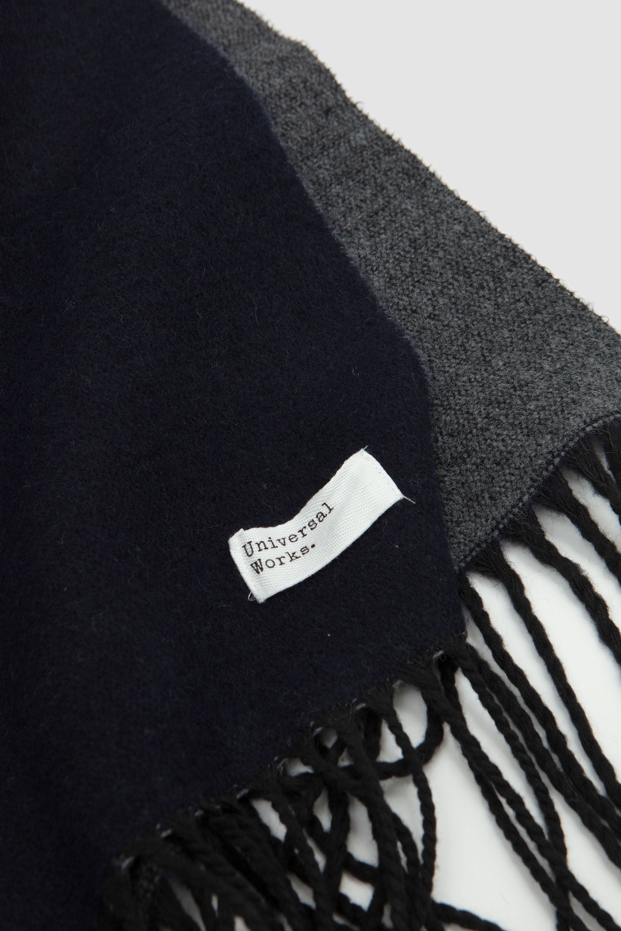 Double Sided Scarf Light Navy/ Mid Grey_4