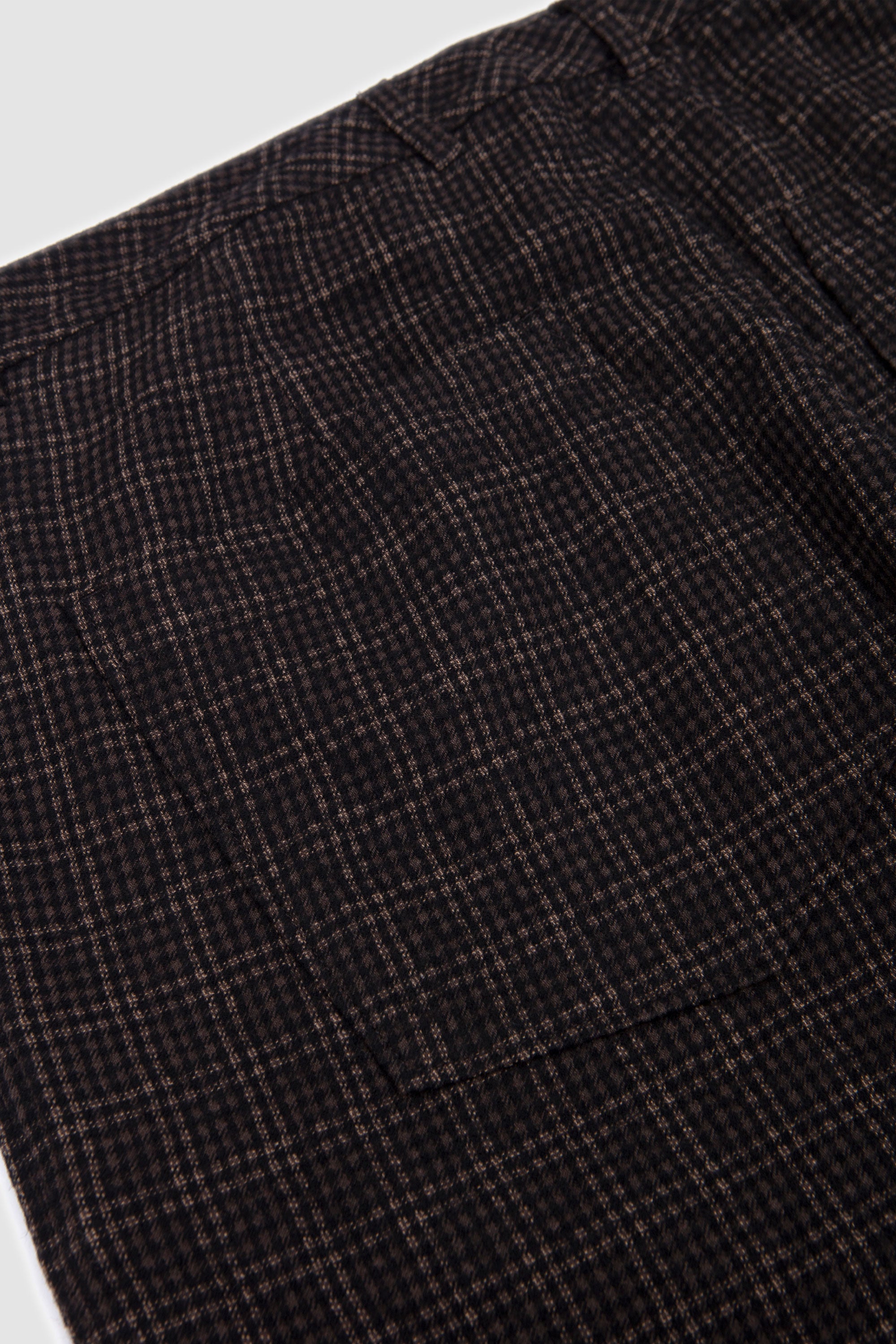 Duke Pant Cedar Check Brown