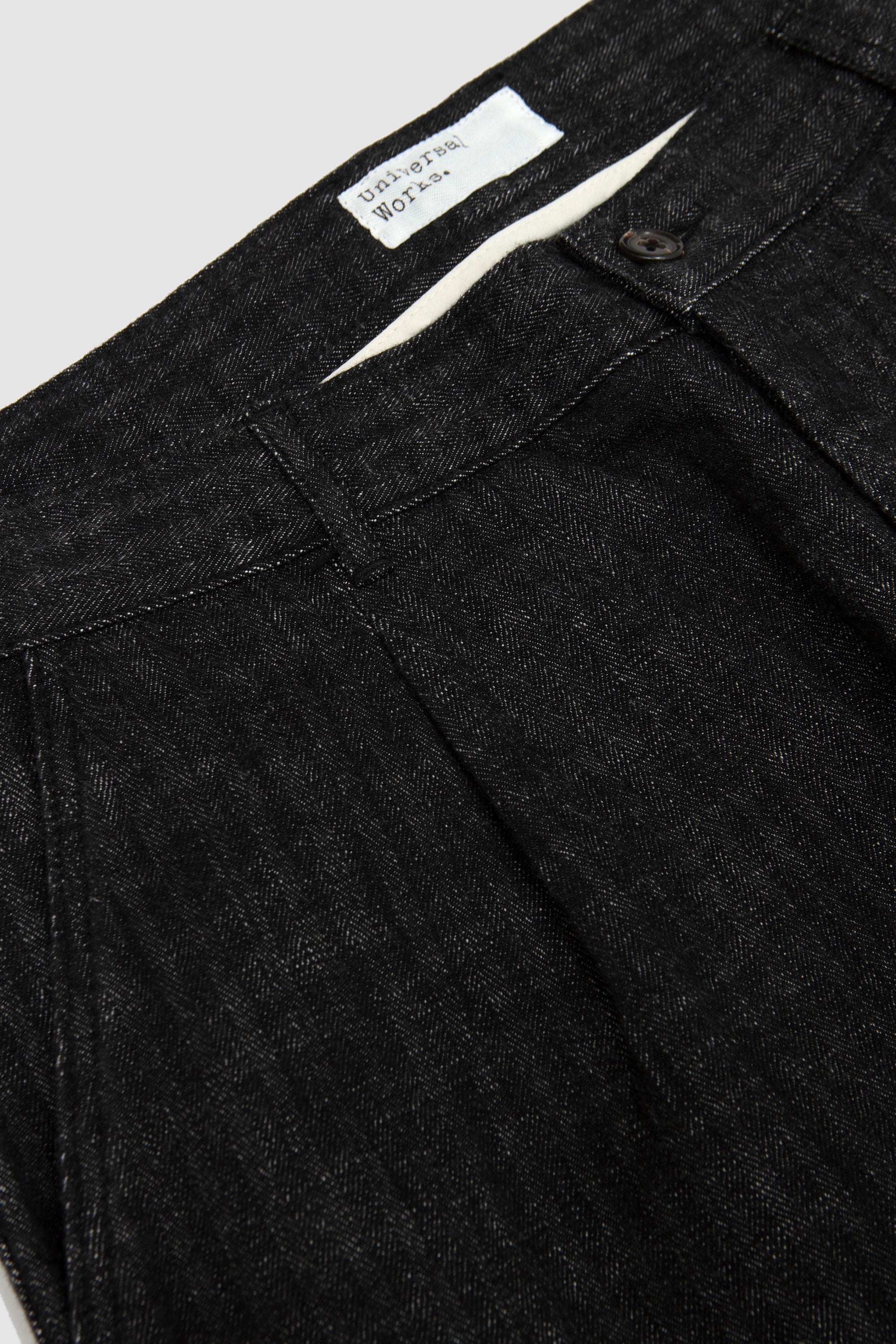Duke Pant Cotton Denim Black