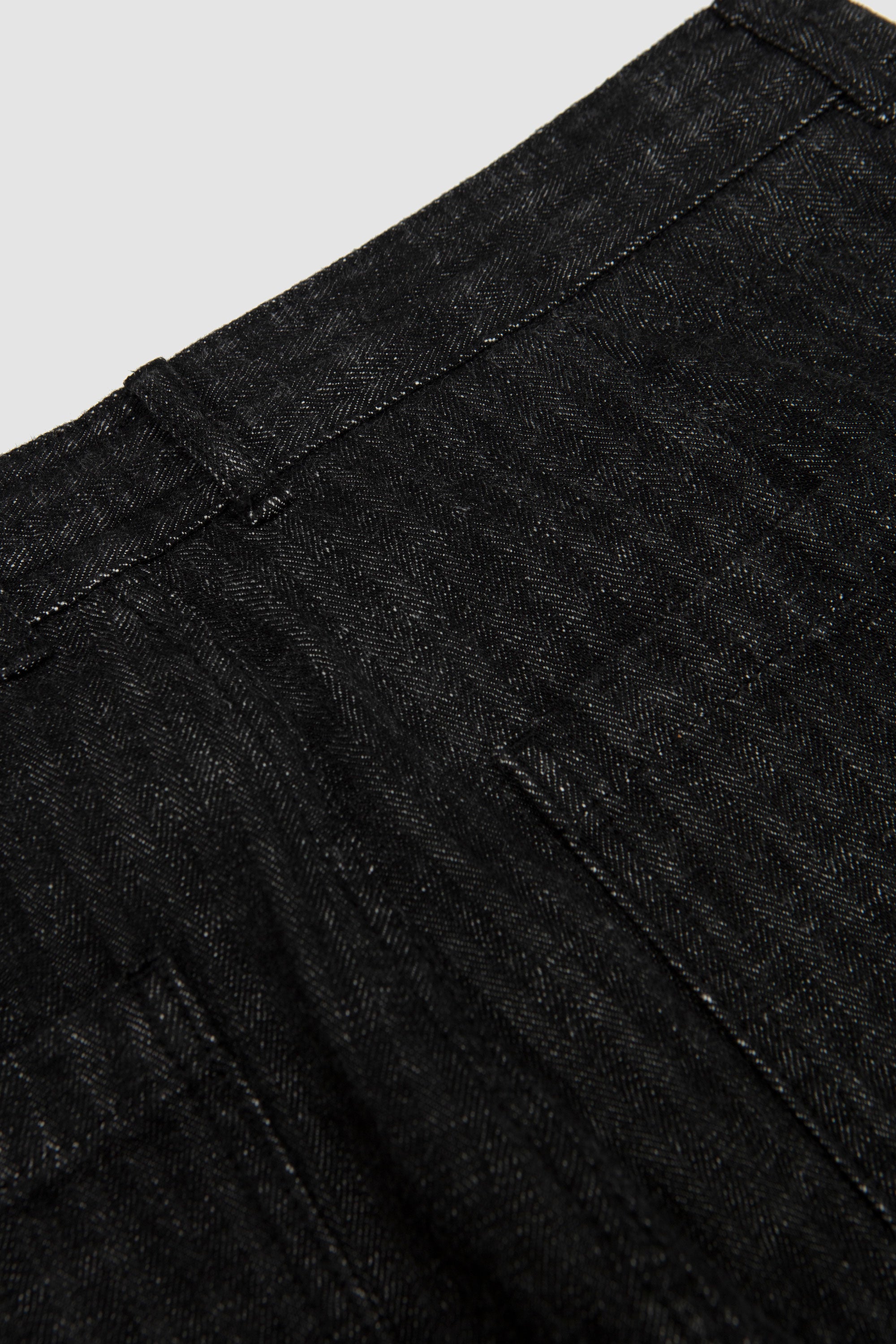 Duke Pant Cotton Denim Black