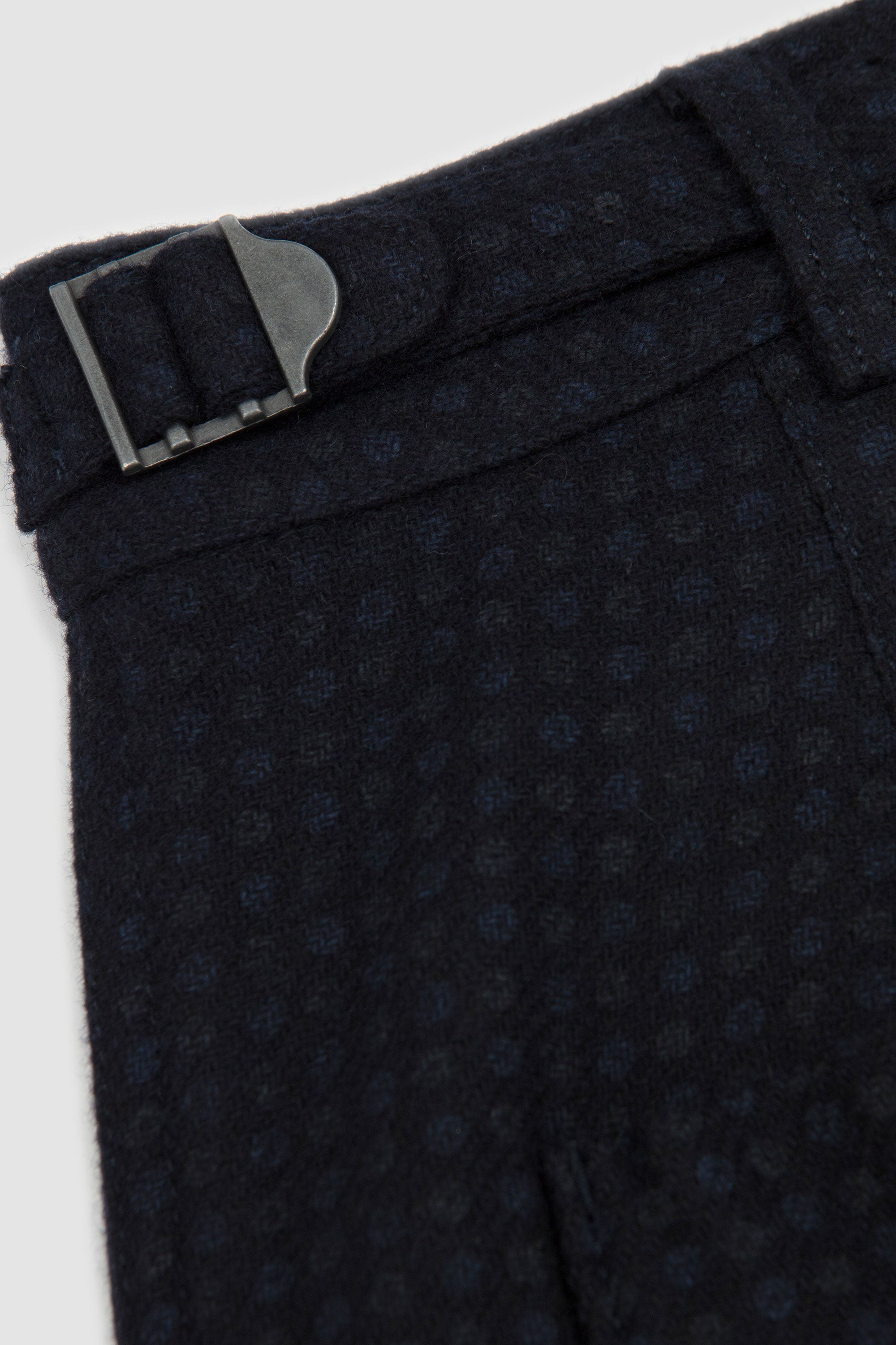 Dutch Pant Dot Print Flannel Navy