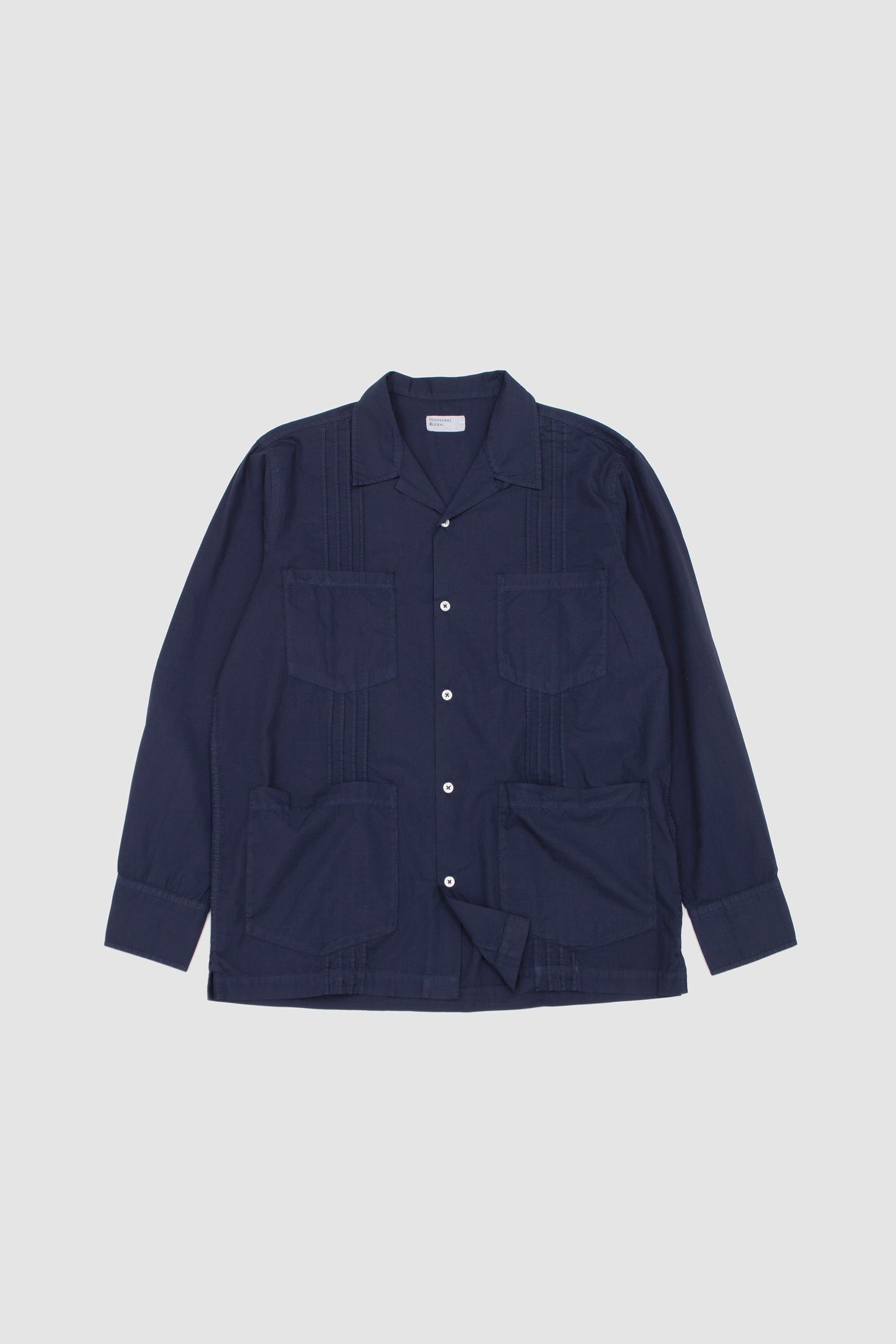 Dwight Overshirt Poplin Navy