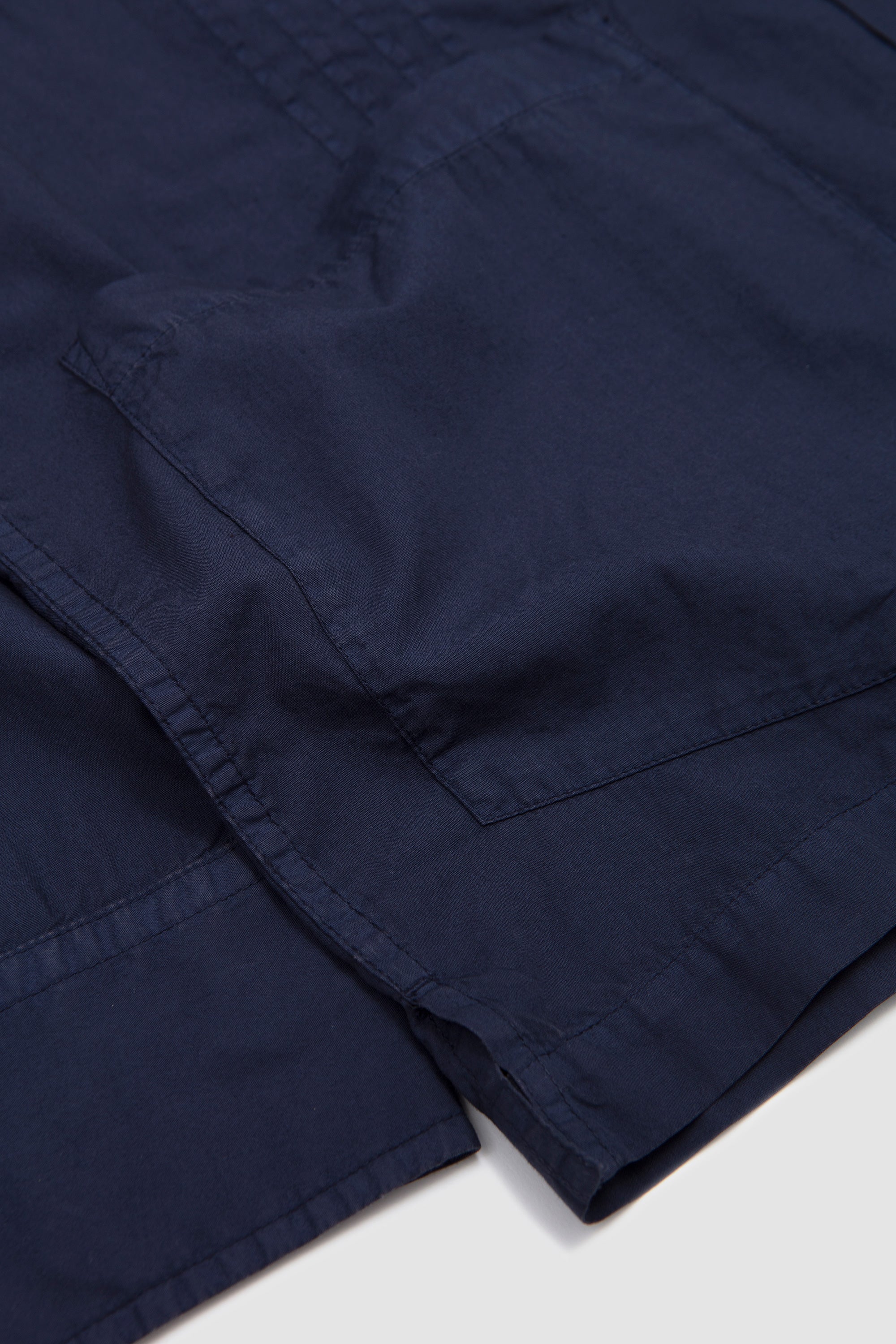 Dwight Overshirt Poplin Navy_3