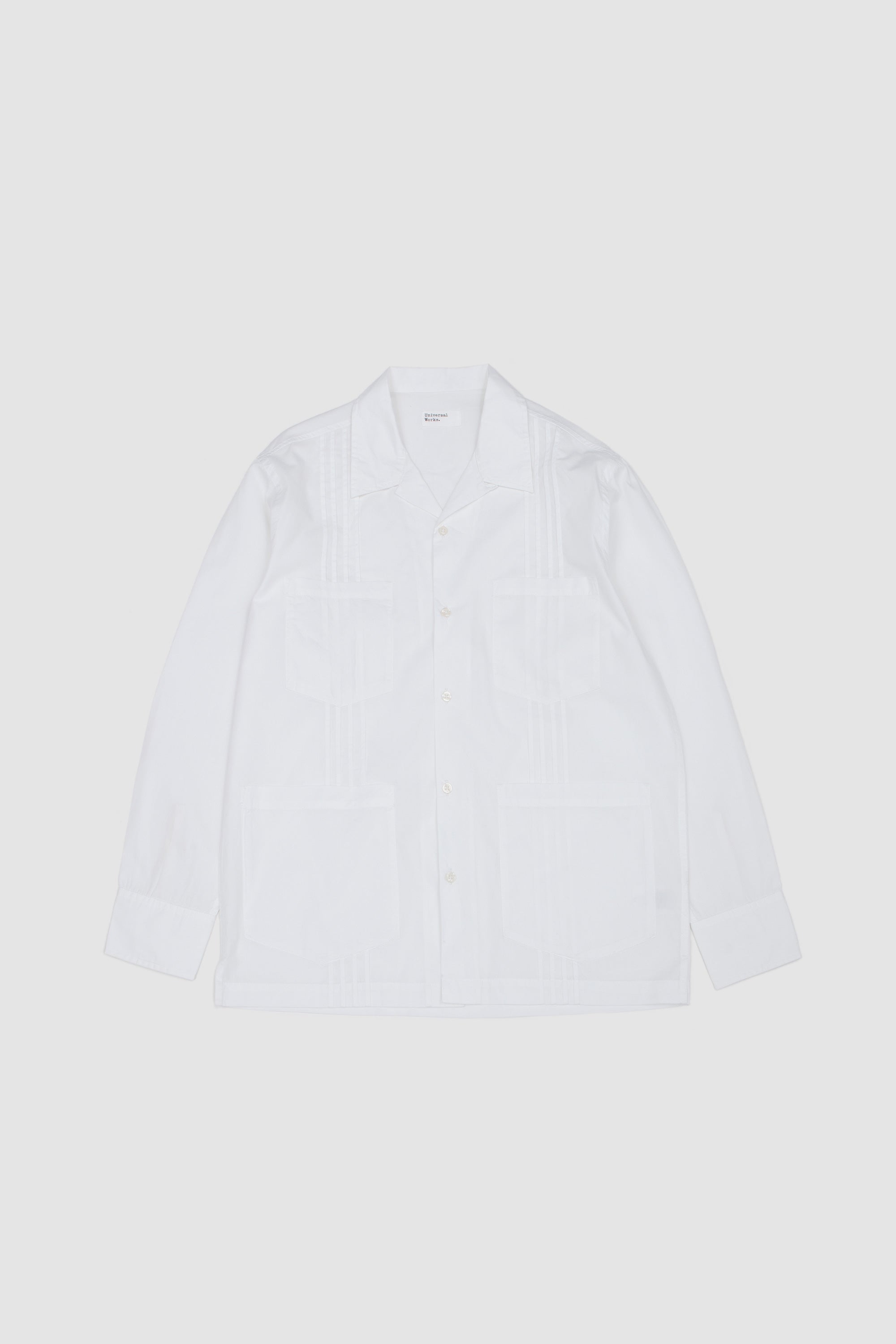 Dwight Overshirt Poplin White