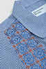 SPORTIVO STORE_Embroided Shirt Blue Classic Shirting_3