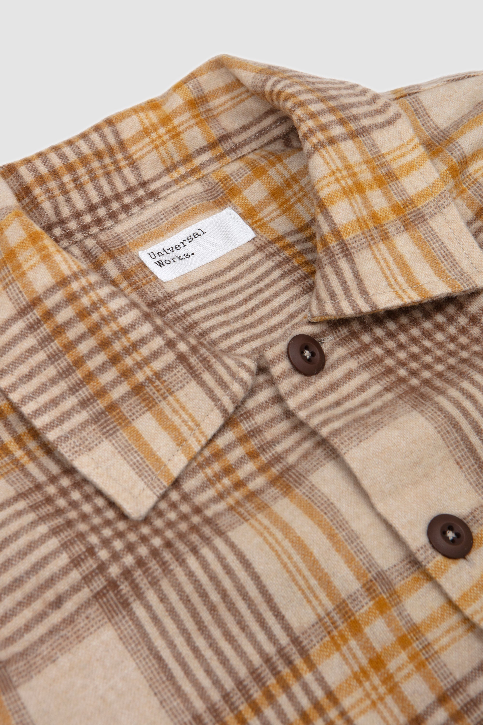 Fatigue Shirt Dam Check Gold