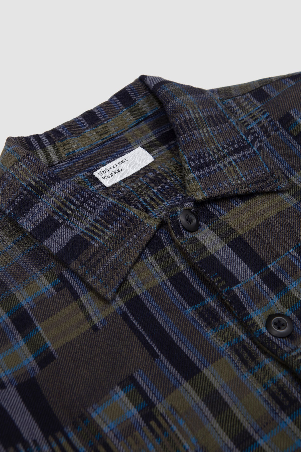 Fatigue Shirt Shadows Check Olive_2