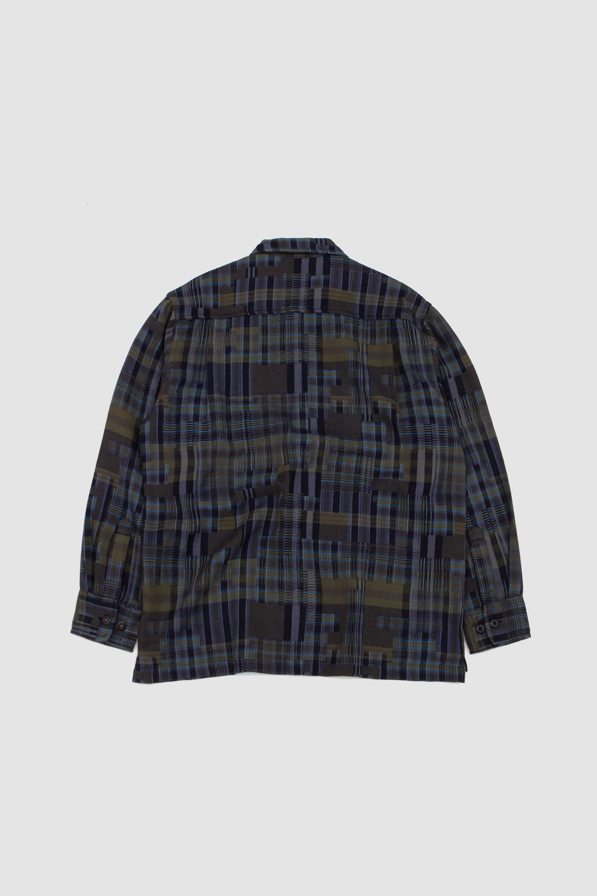 Fatigue Shirt Shadows Check Olive_4