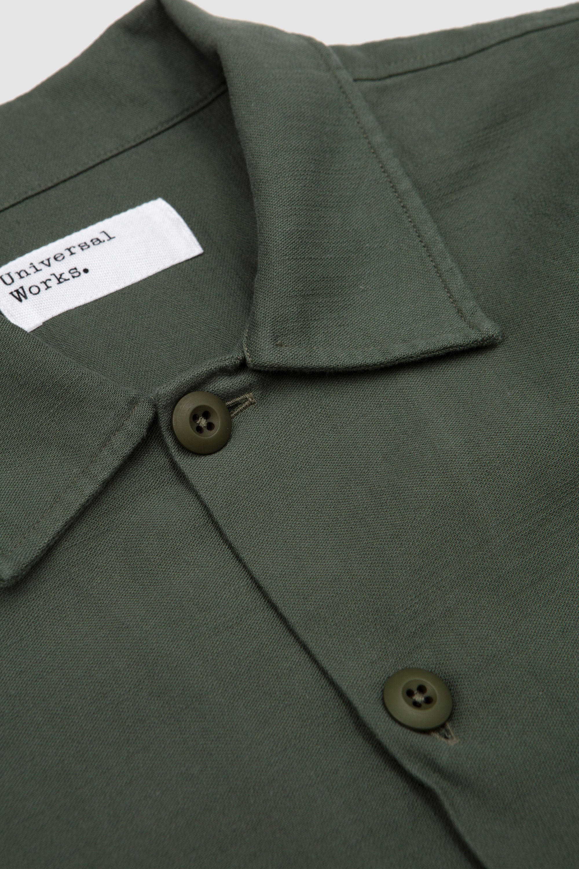 Fatigue Shirt Slub Sateen Olive_2