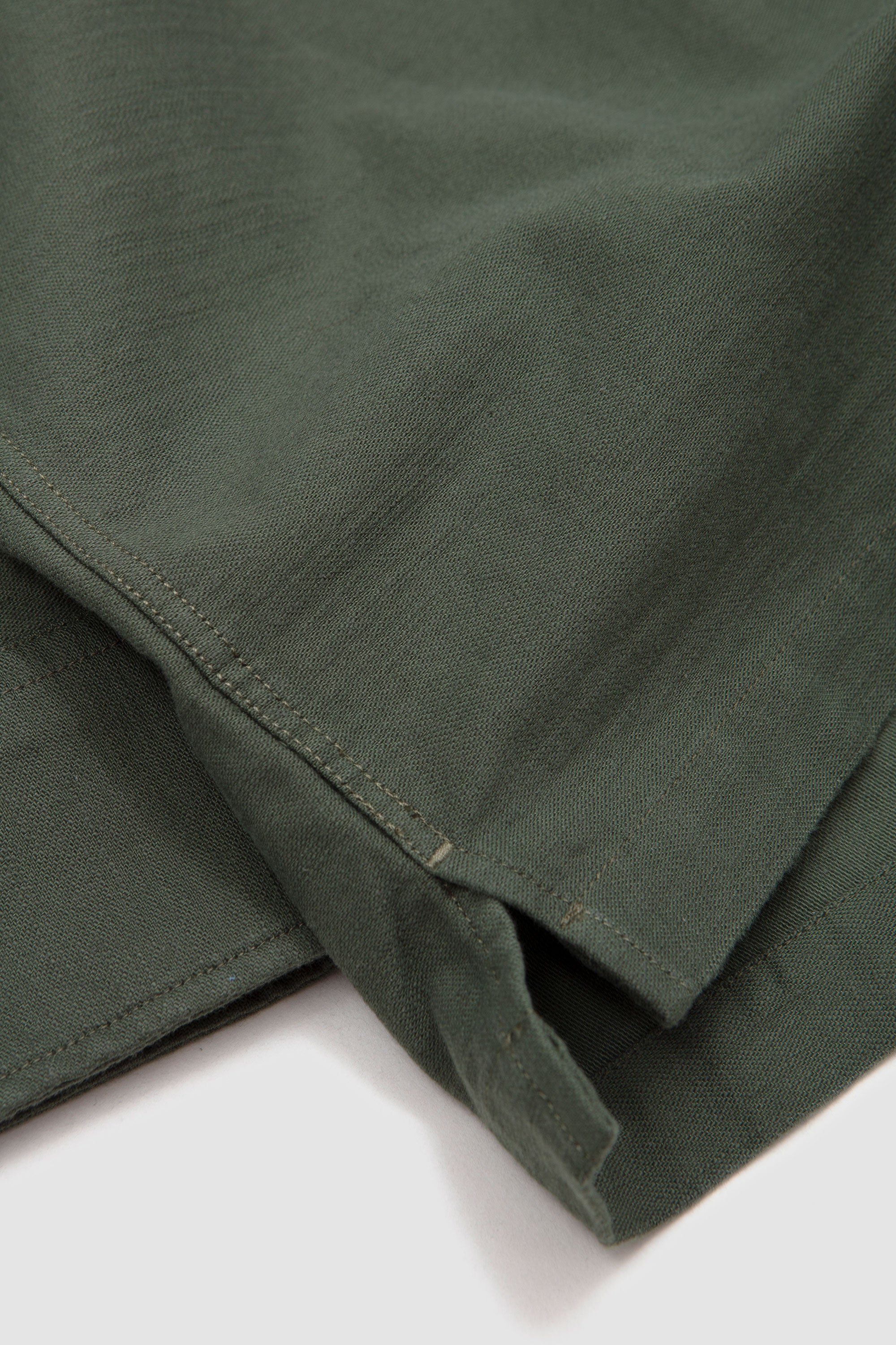Fatigue Shirt Slub Sateen Olive_3