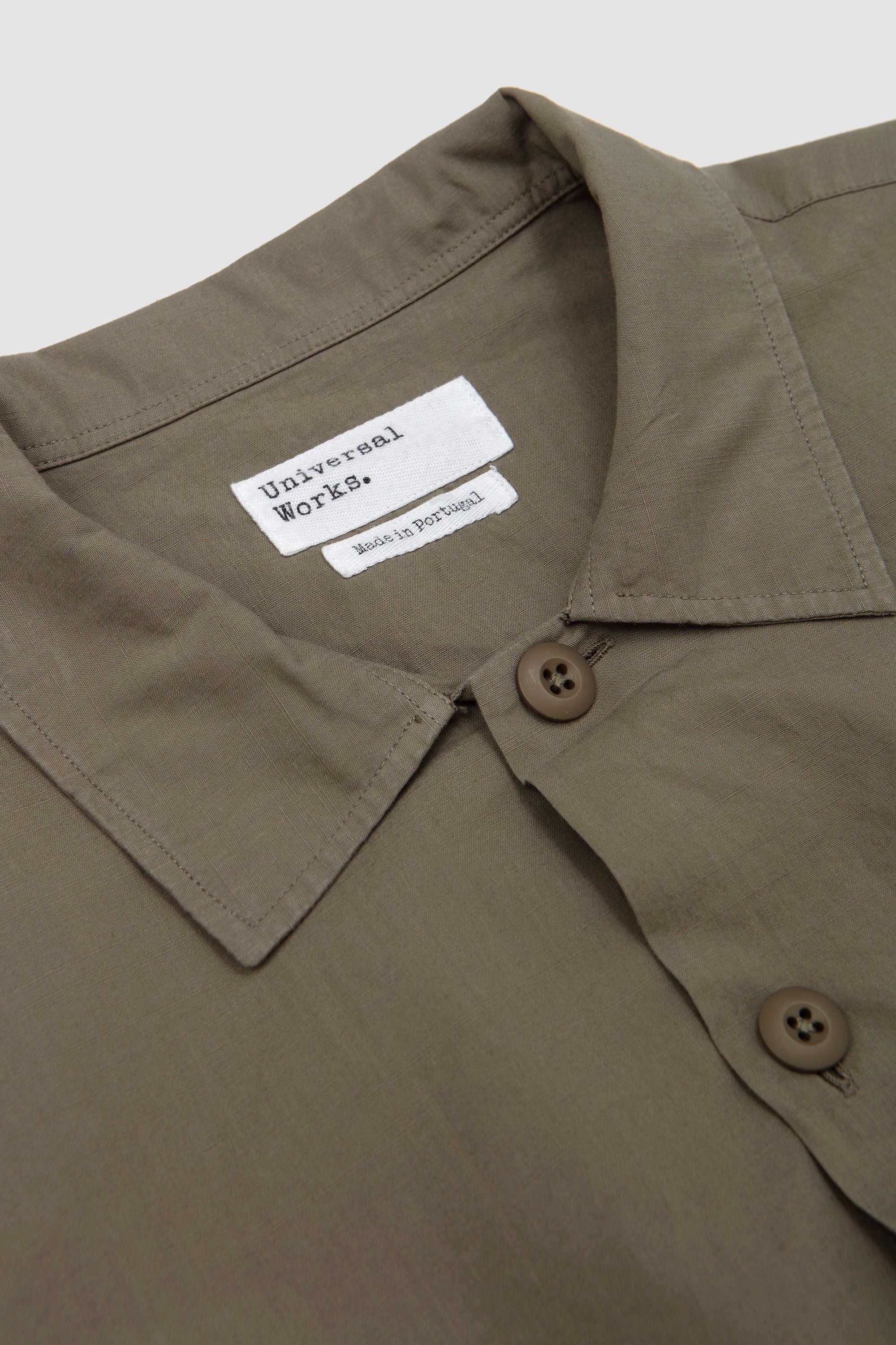 Fatigue Shirt Slub Shirting Olive_2