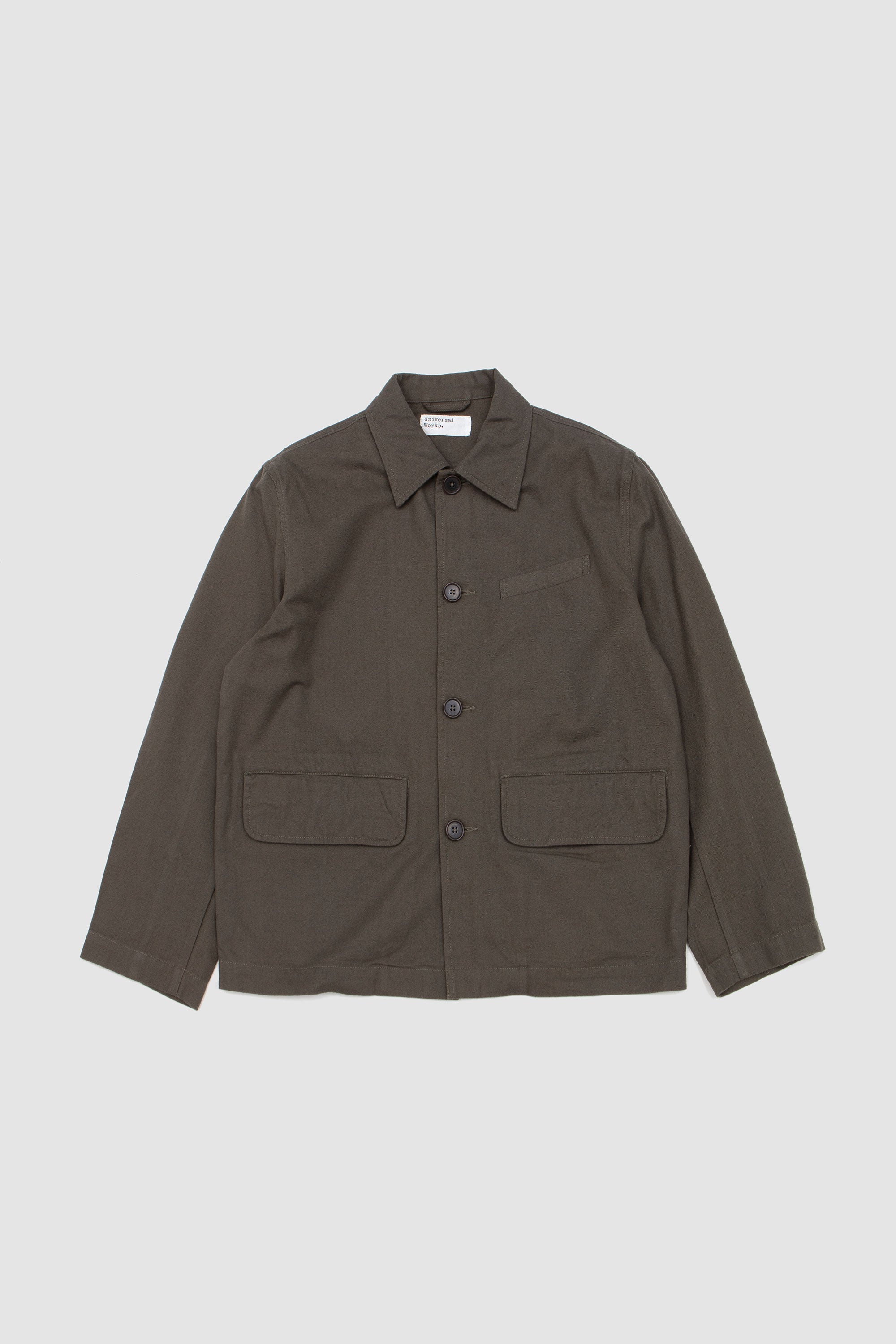 Franck Jacket Brushed Moleskin Olive