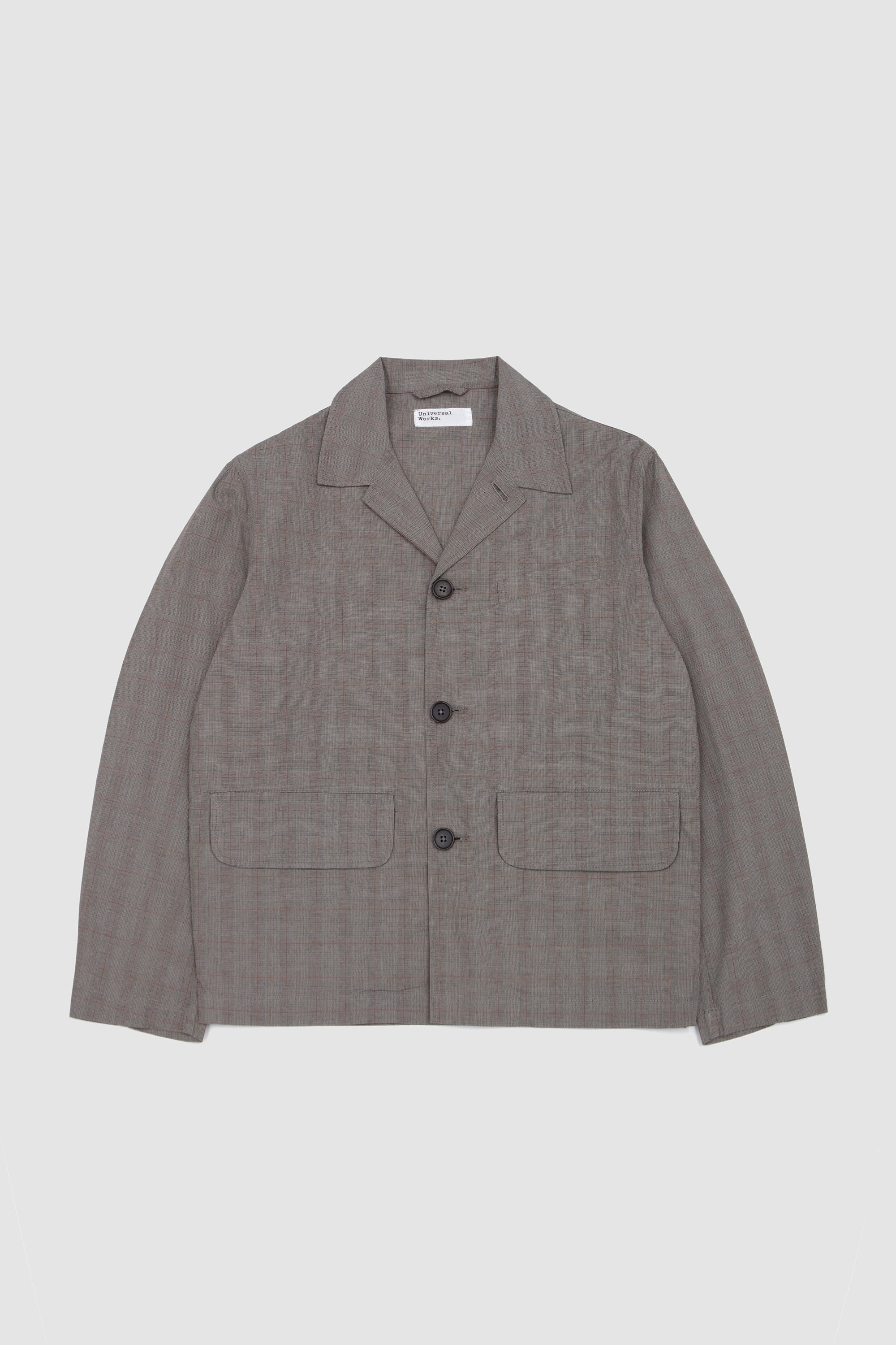 Franck Jacket Wales Glen Check Grey Brown_1