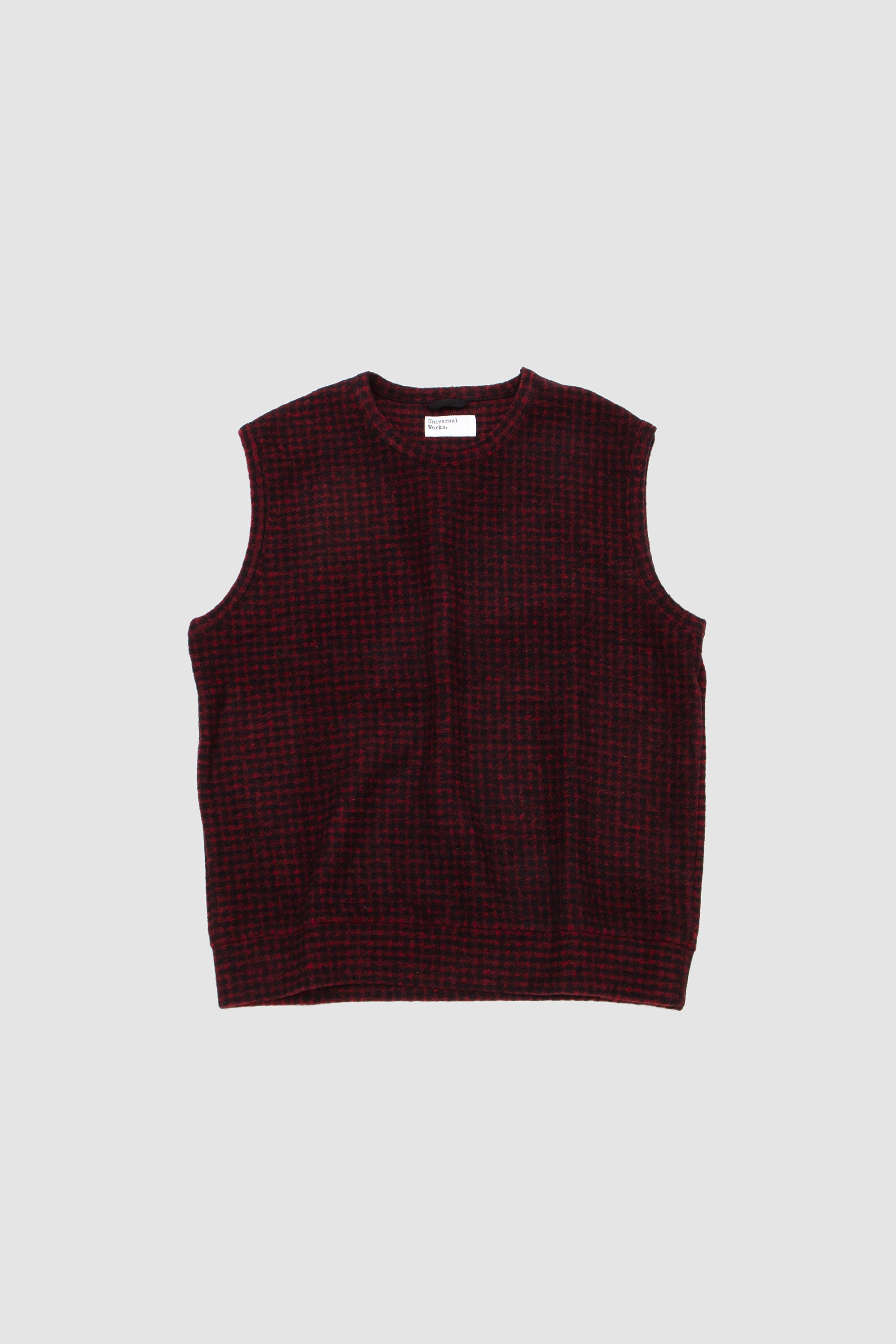 Giacomo Tank Top Wool Mix Black/ Red