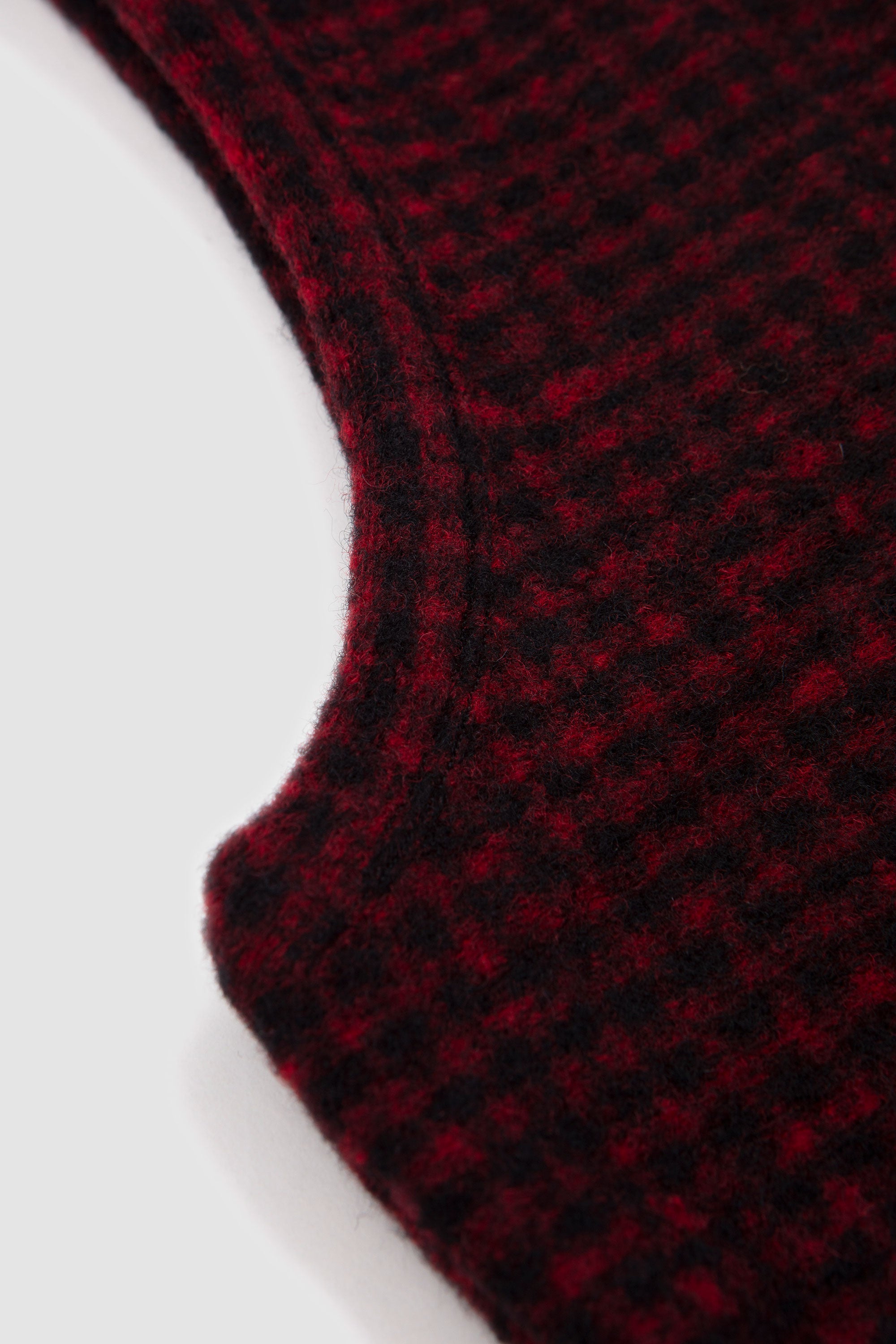Giacomo Tank Top Wool Mix Black/ Red_3