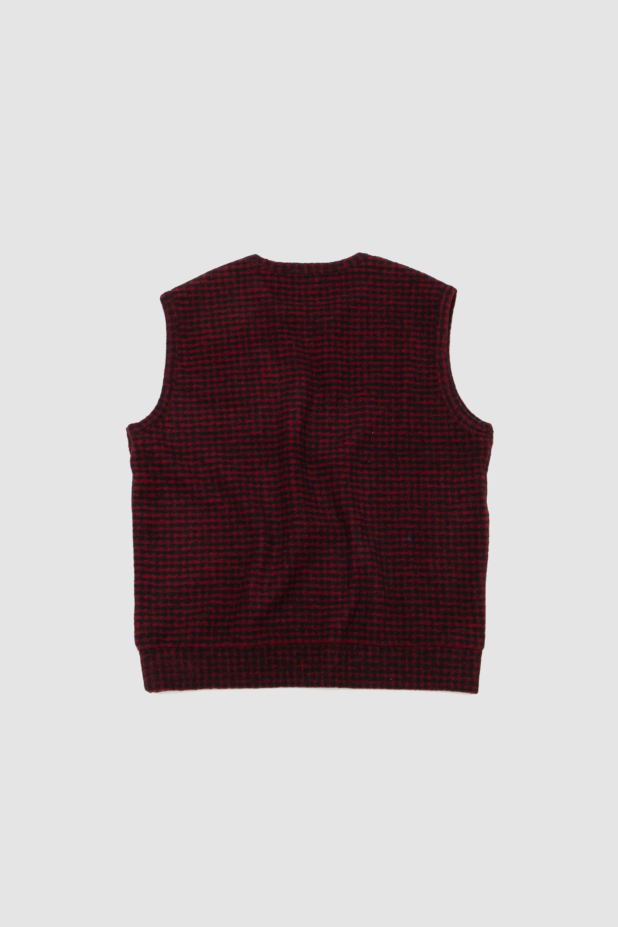 Giacomo Tank Top Wool Mix Black/ Red_4