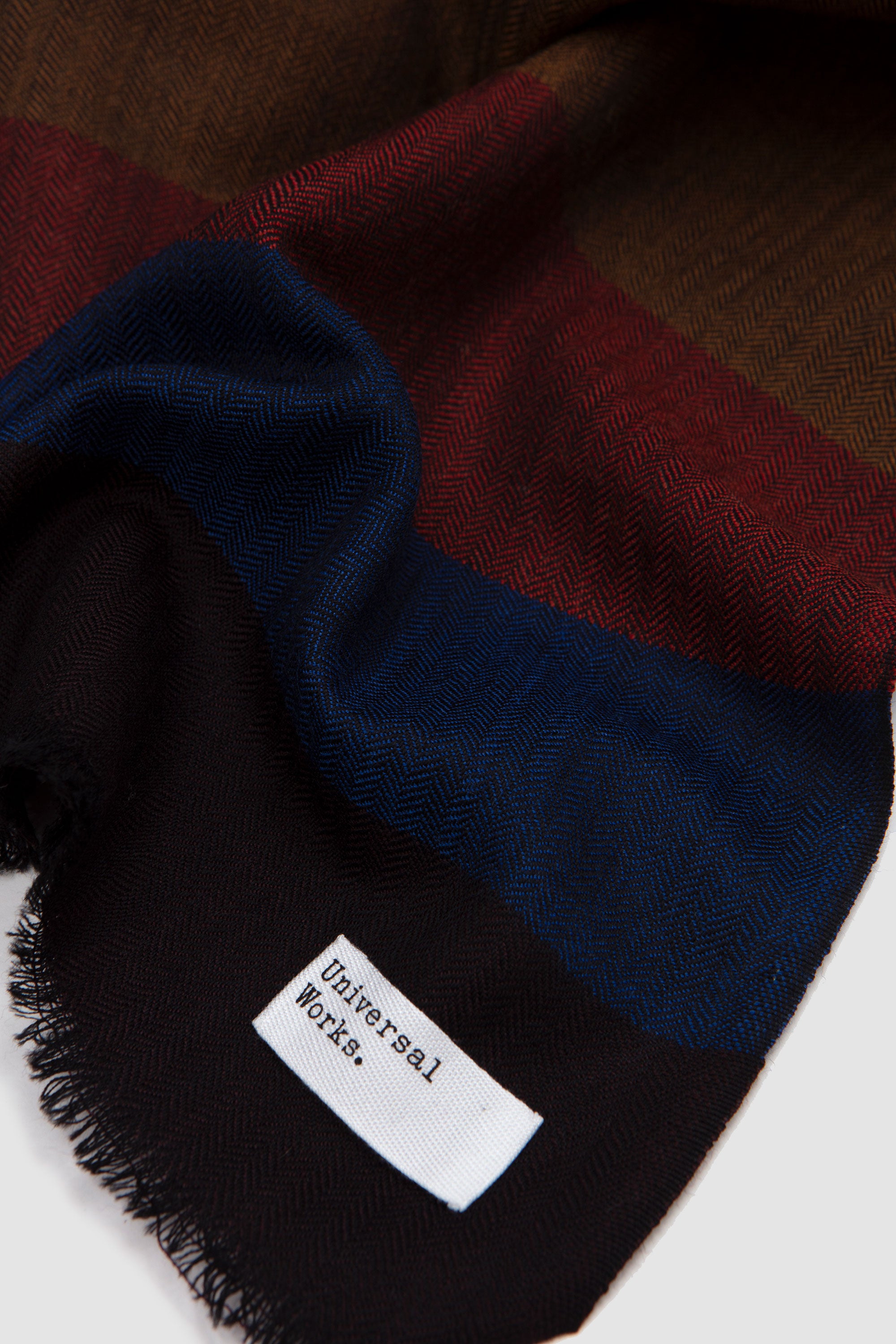 Himalayan Scarf Reversible Wool Brown