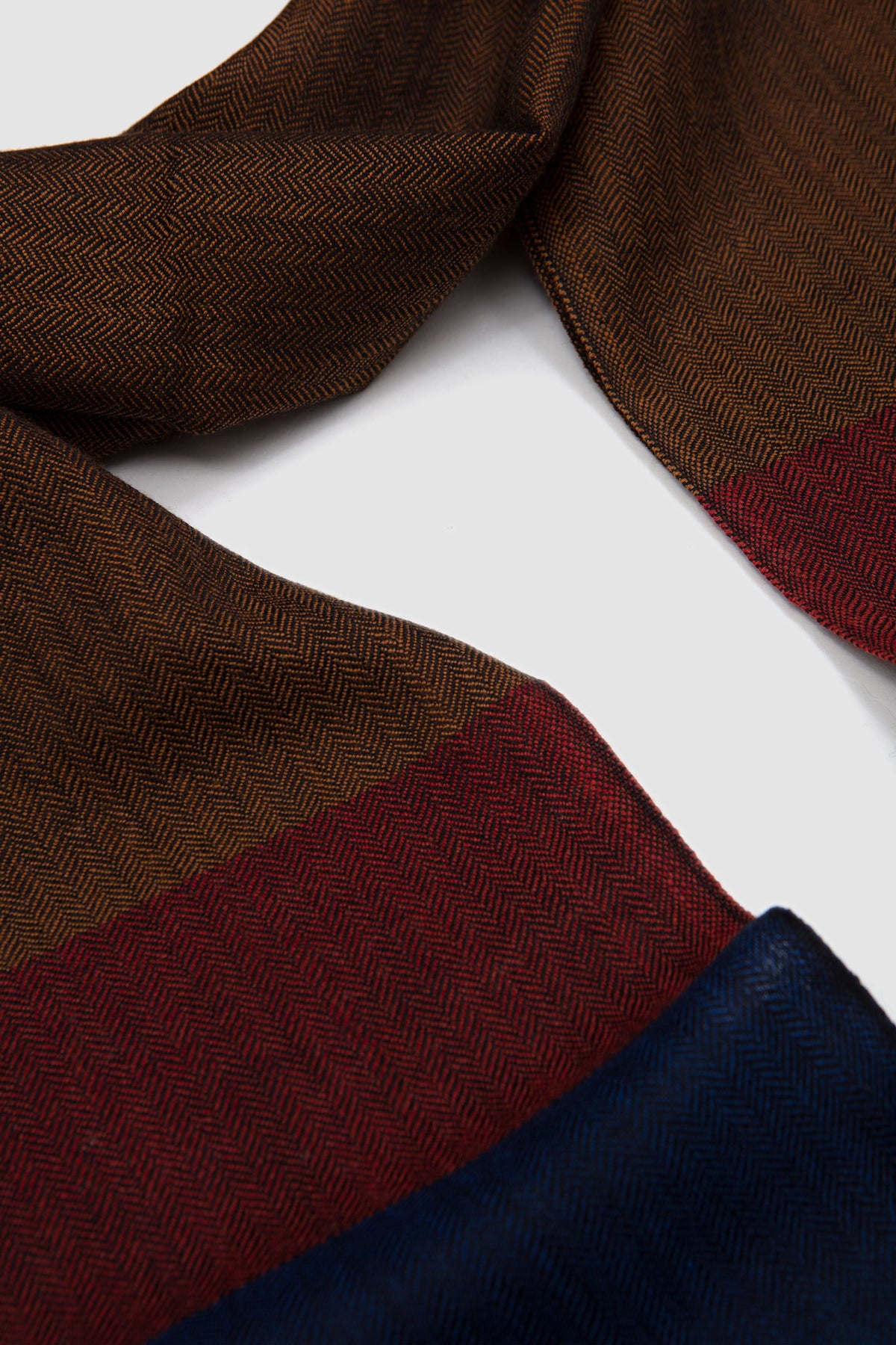 Himalayan Scarf Reversible Wool Brown_4