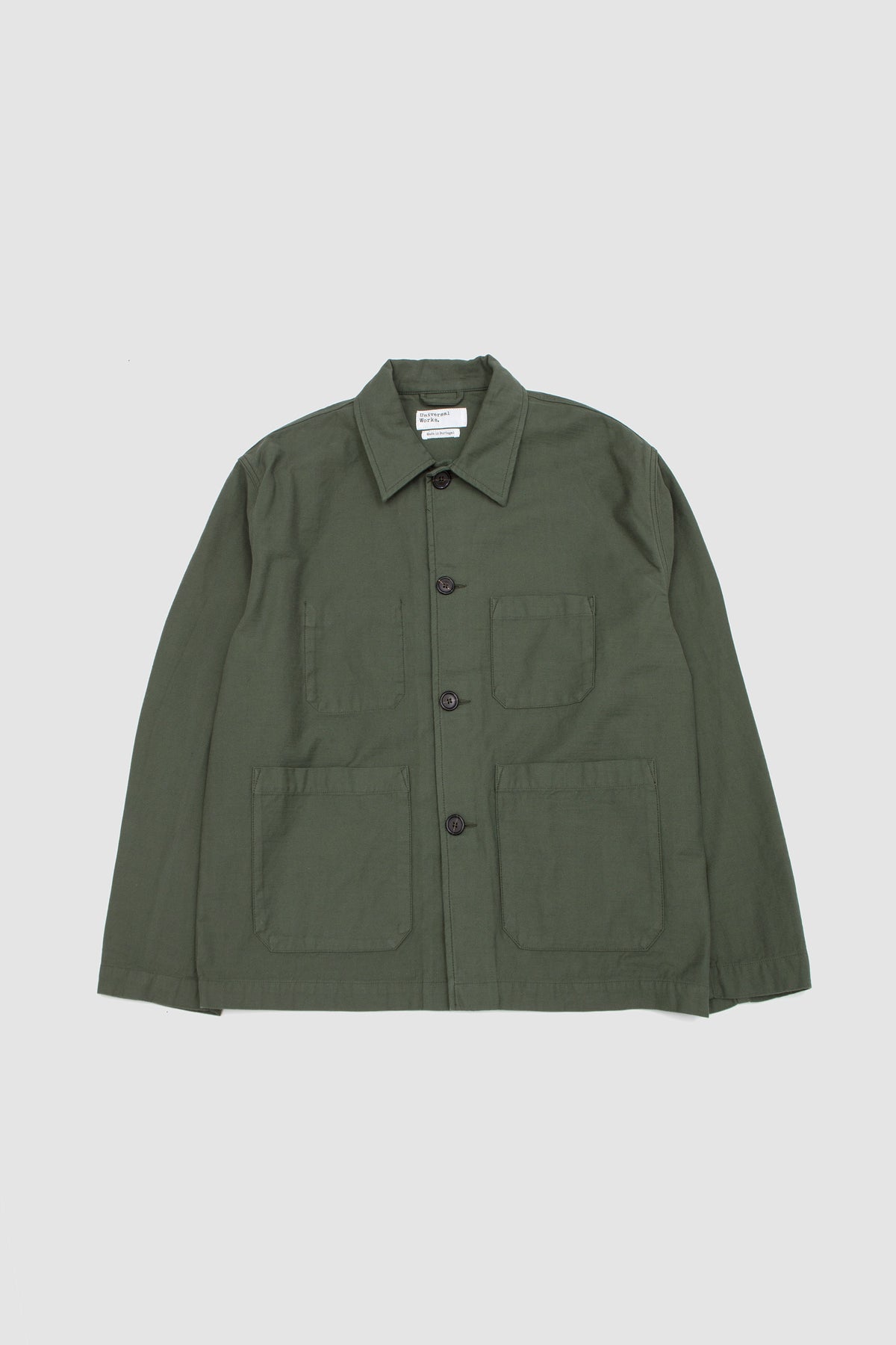 Ives Jacket Slub Sateen Olive