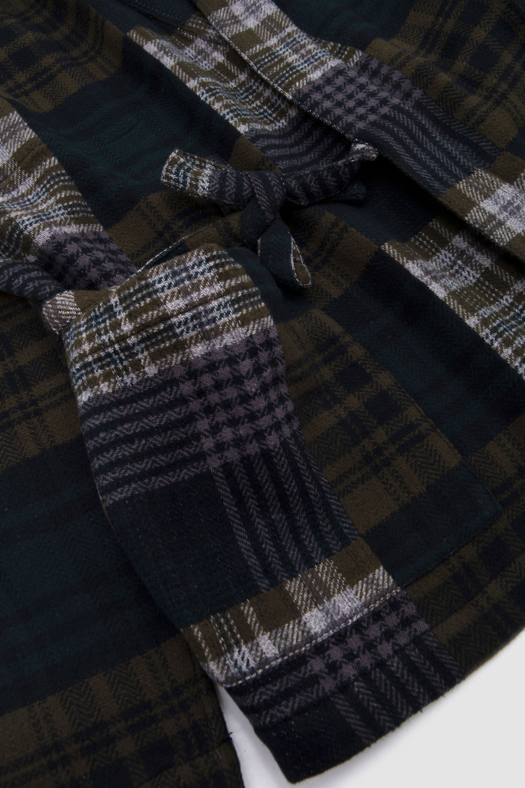 Kyoto Work Jacket Japanese Patchwork Green