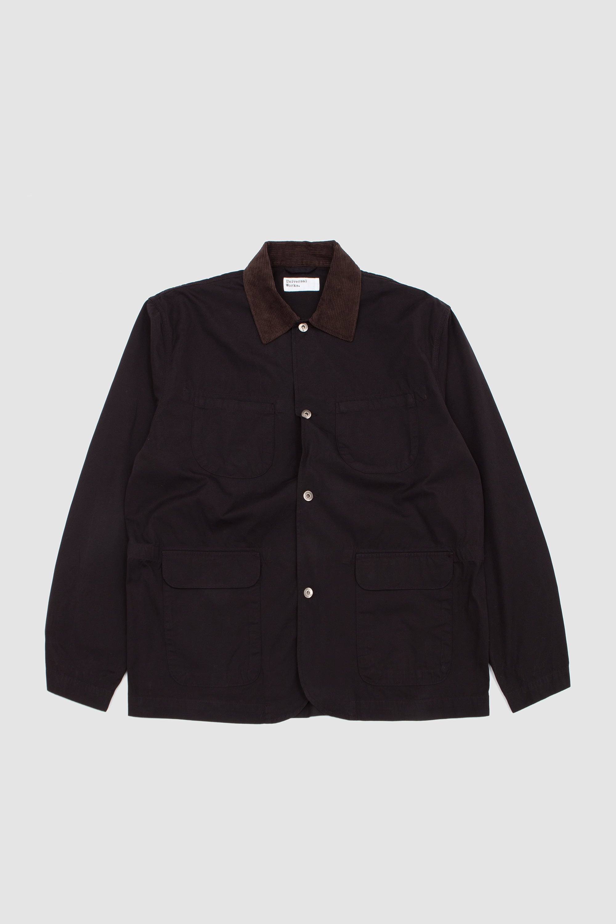 Labour Jacket Summer Canvas Licorice_1