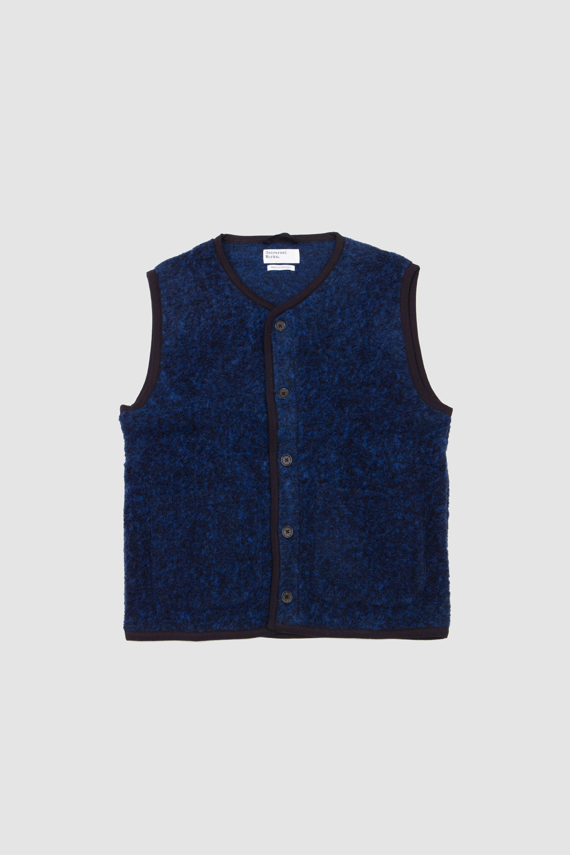 Lanchester Gilet Bouclet Fleece Blue
