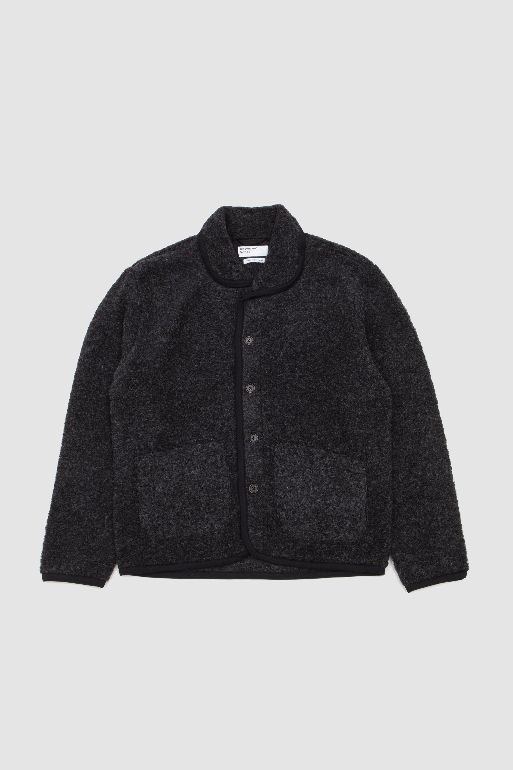 Lanchester Jacket Bouclet Fleece Charcoal