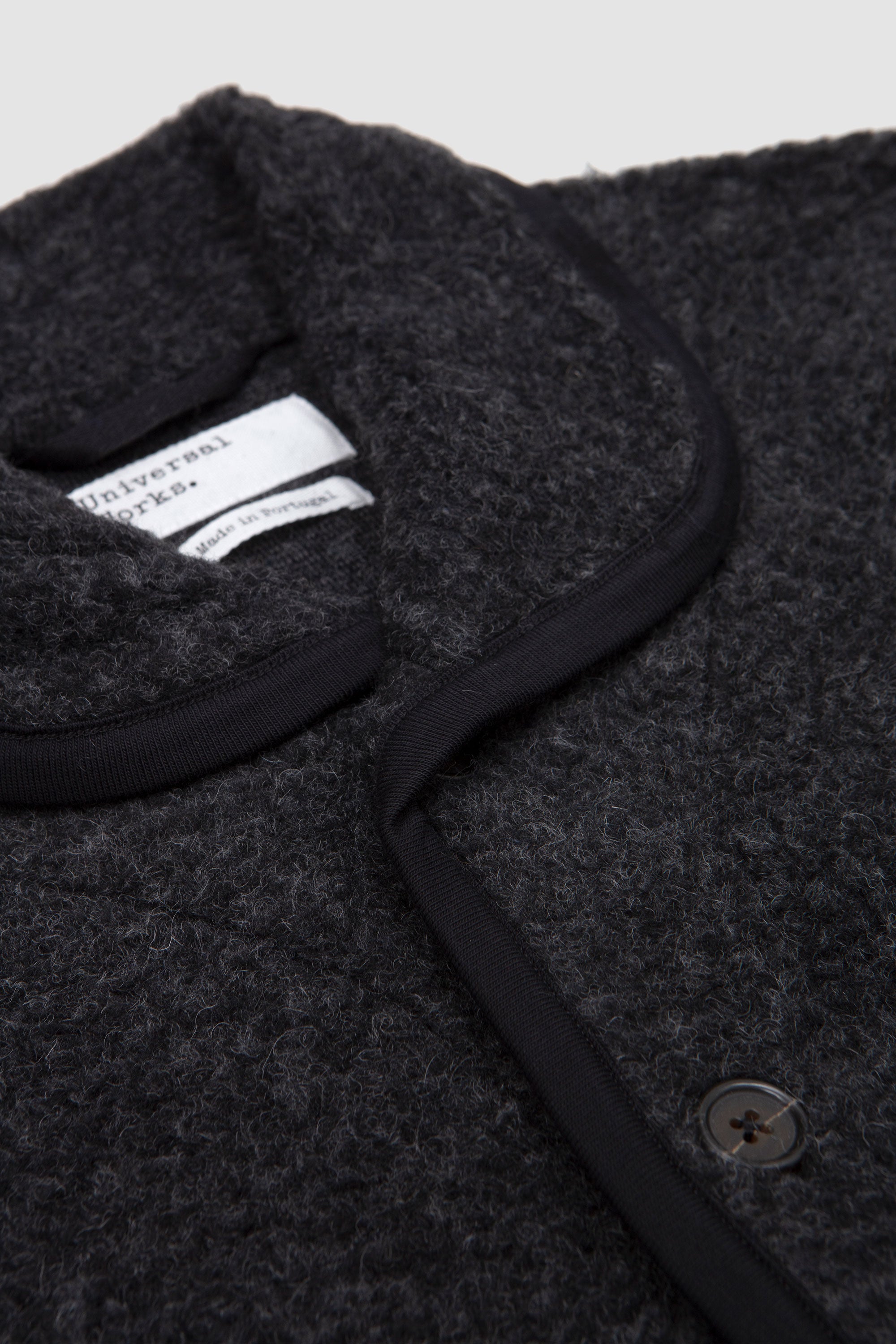 Lanchester Jacket Bouclet Fleece Charcoal_2