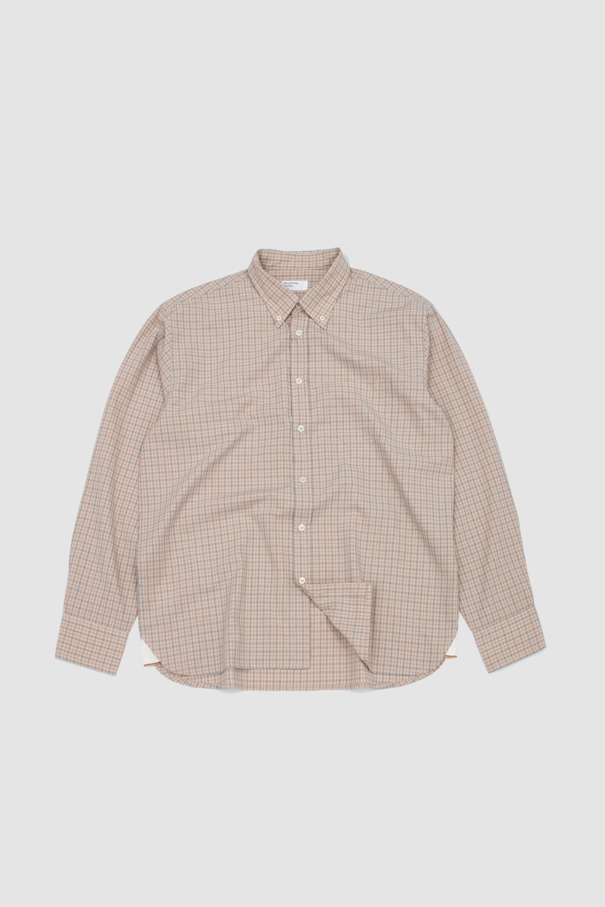 Lazy Day Shirt Shiro Check Fawn