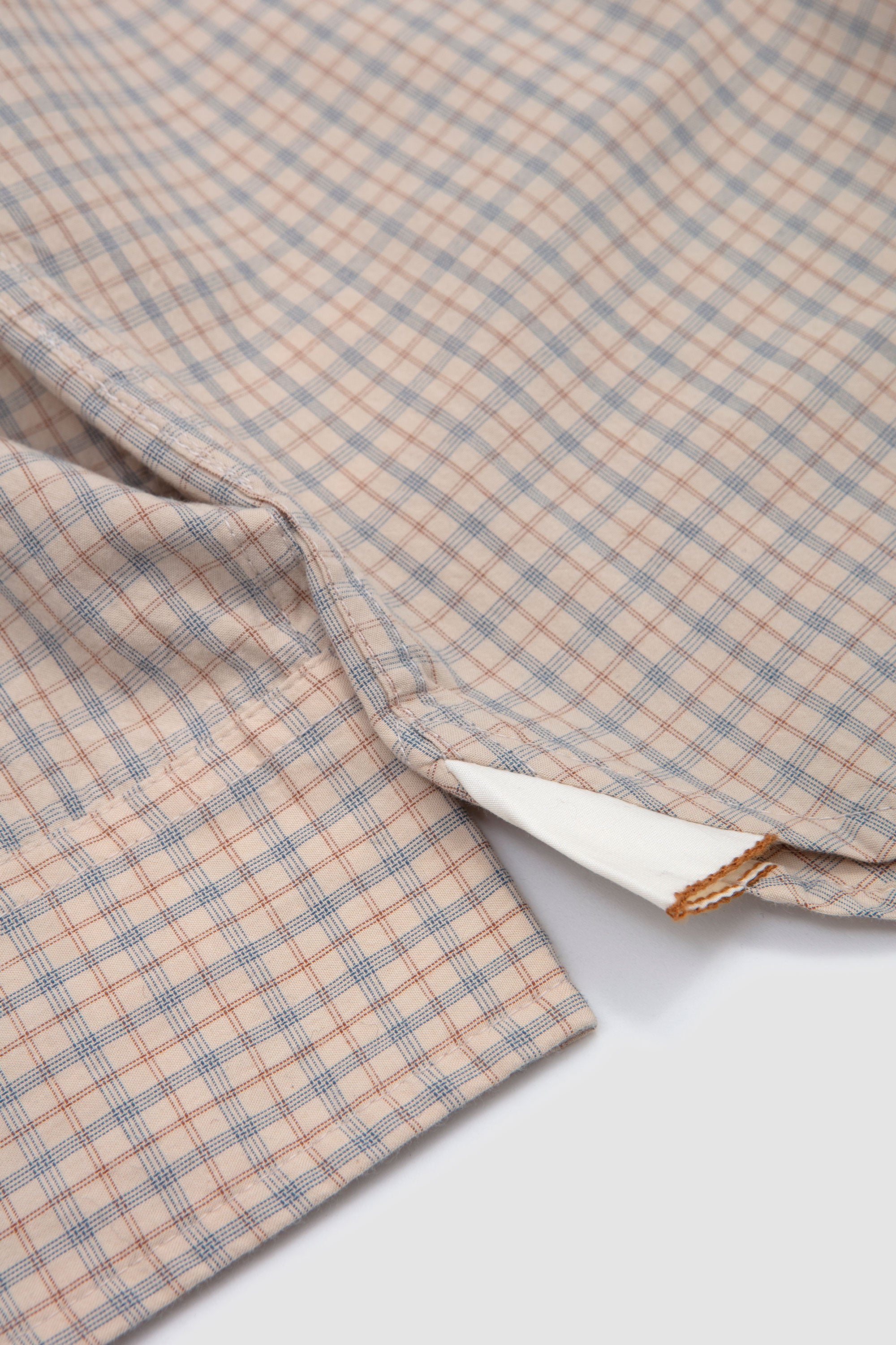 Lazy Day Shirt Shiro Check Fawn