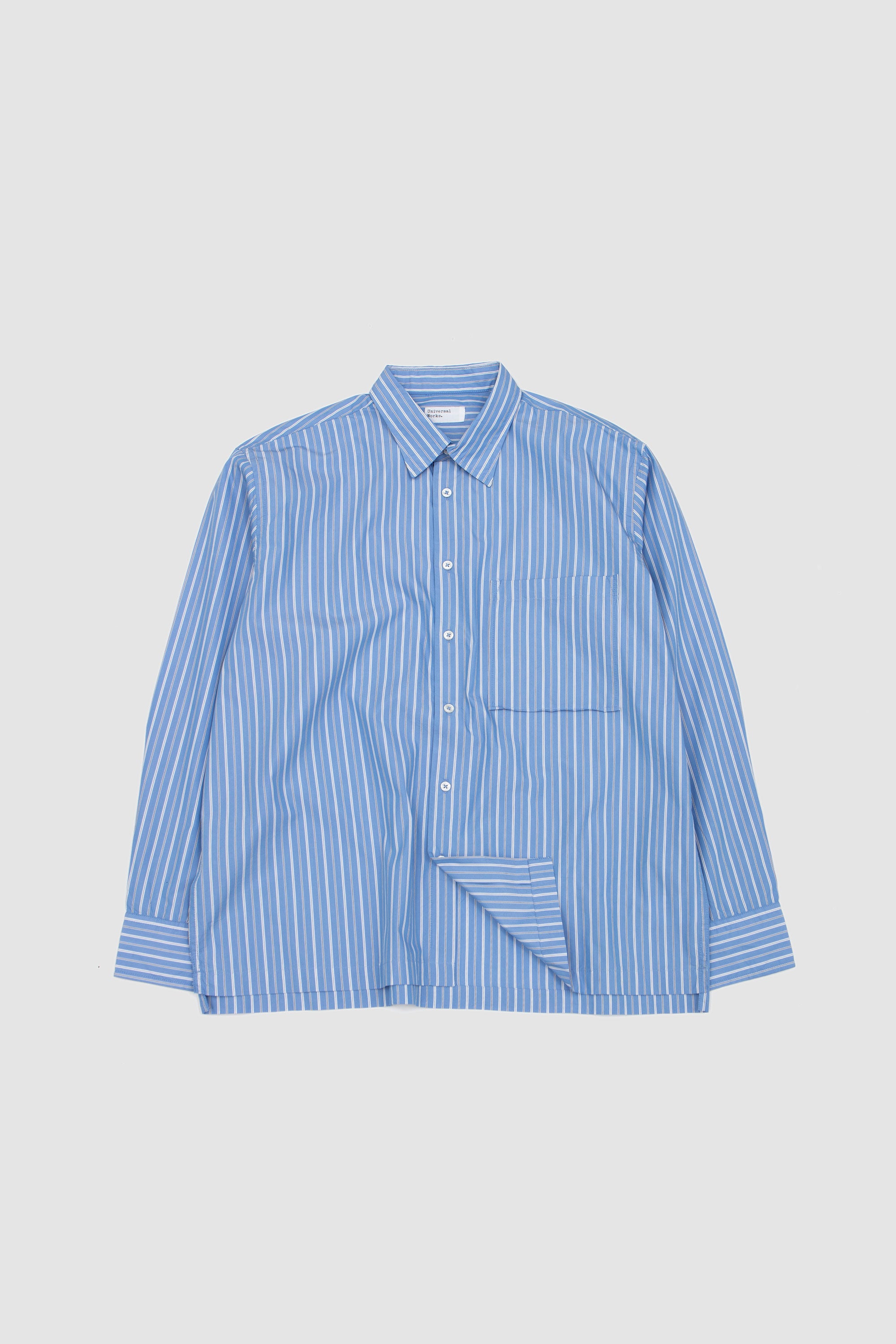 Lucky Shirt Refab Compact Cotton Blue Stripe