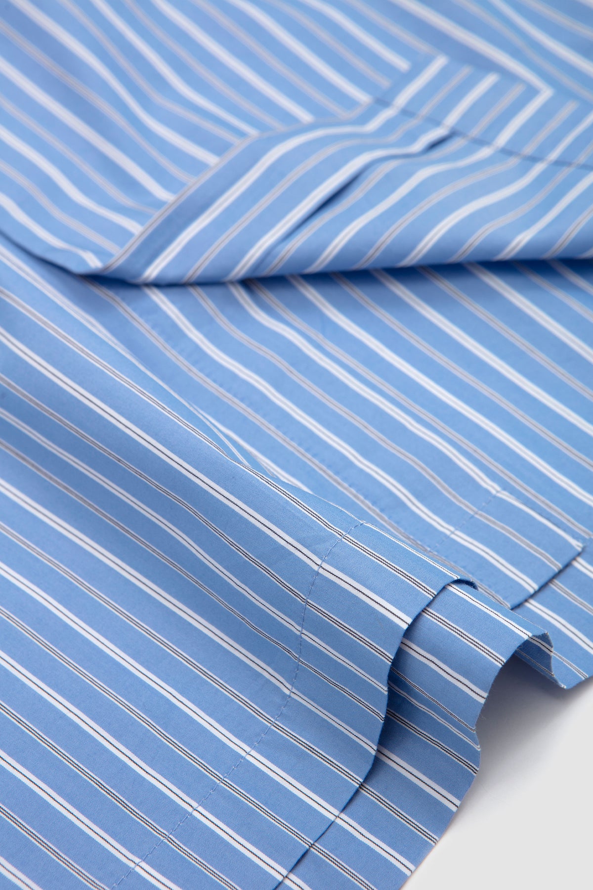 Lucky Shirt Refab Compact Cotton Blue Stripe_3