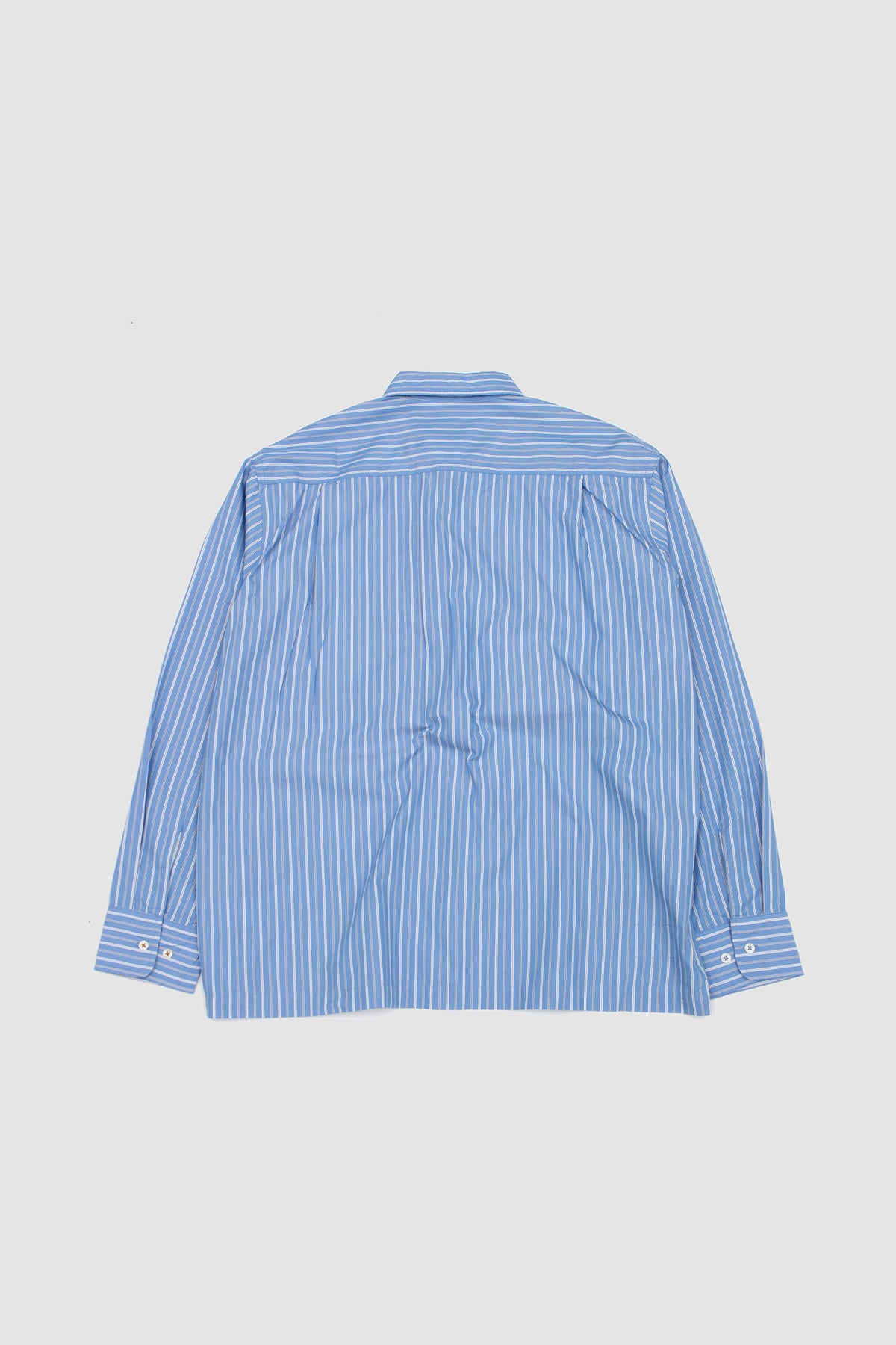 Lucky Shirt Refab Compact Cotton Blue Stripe_4