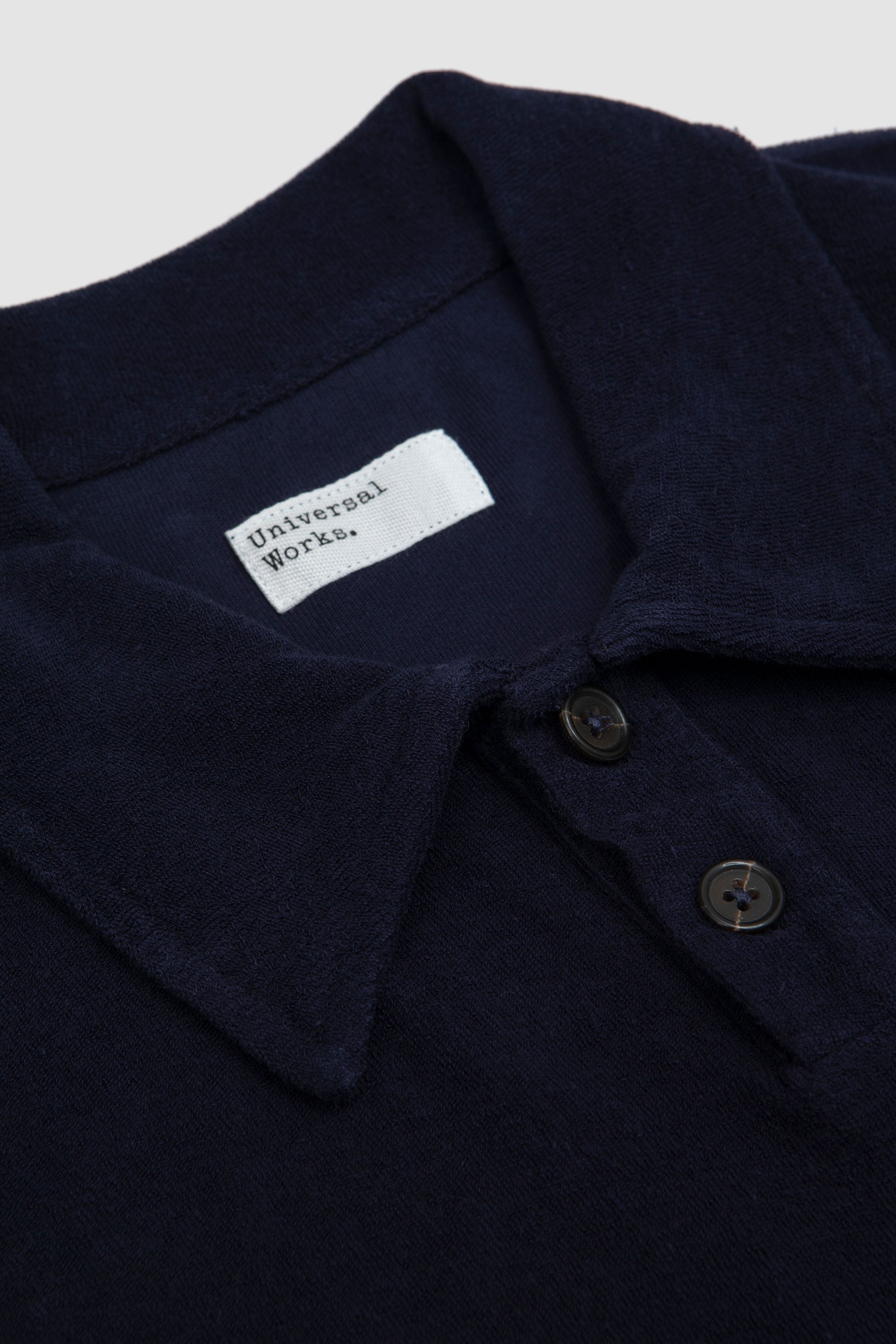 Newlyn Light Weight Terry Polo Bright Navy_2