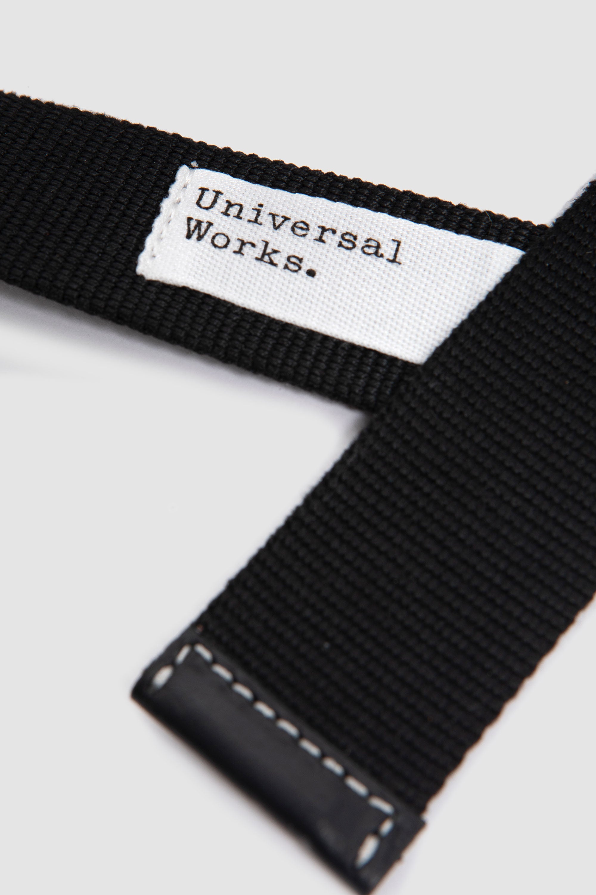 O Ring Belt Cotton Webbing Black_4