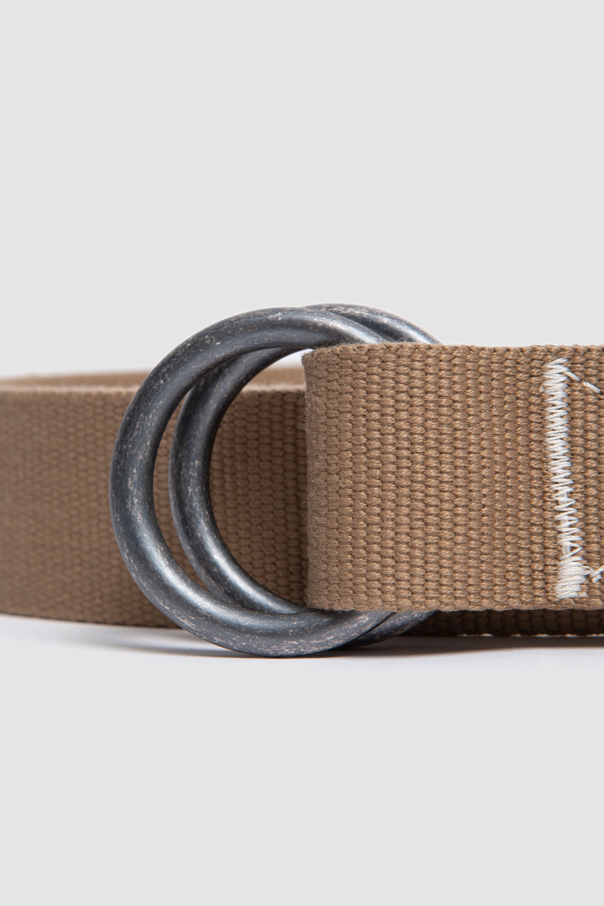 O Ring Belt Cotton Webbing Sand