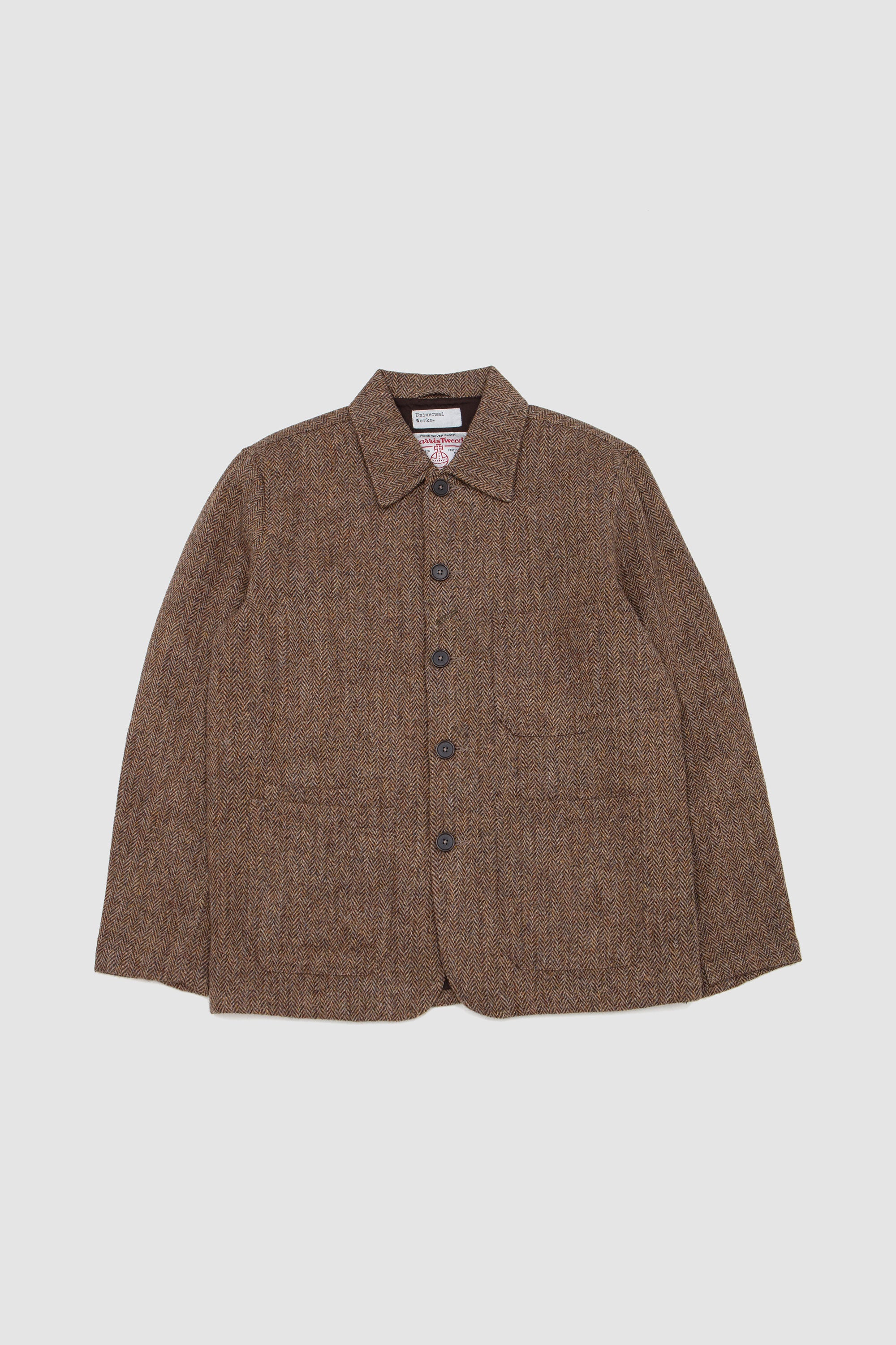 OG Bakers Jacket Harris Tweed Sand/ Brown