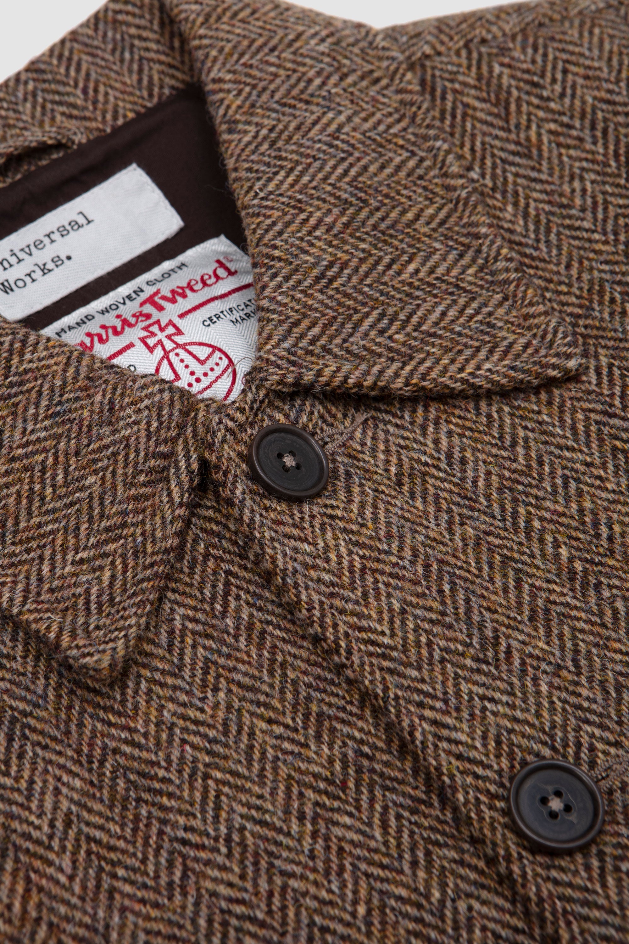 OG Bakers Jacket Harris Tweed Sand/ Brown_2