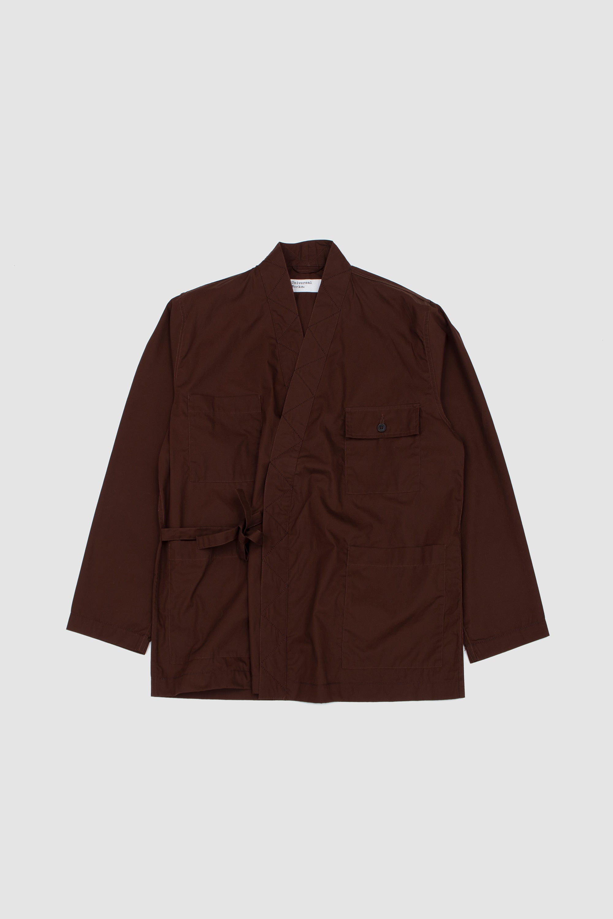 Osaka Work Jacket Peached Poplin Brown
