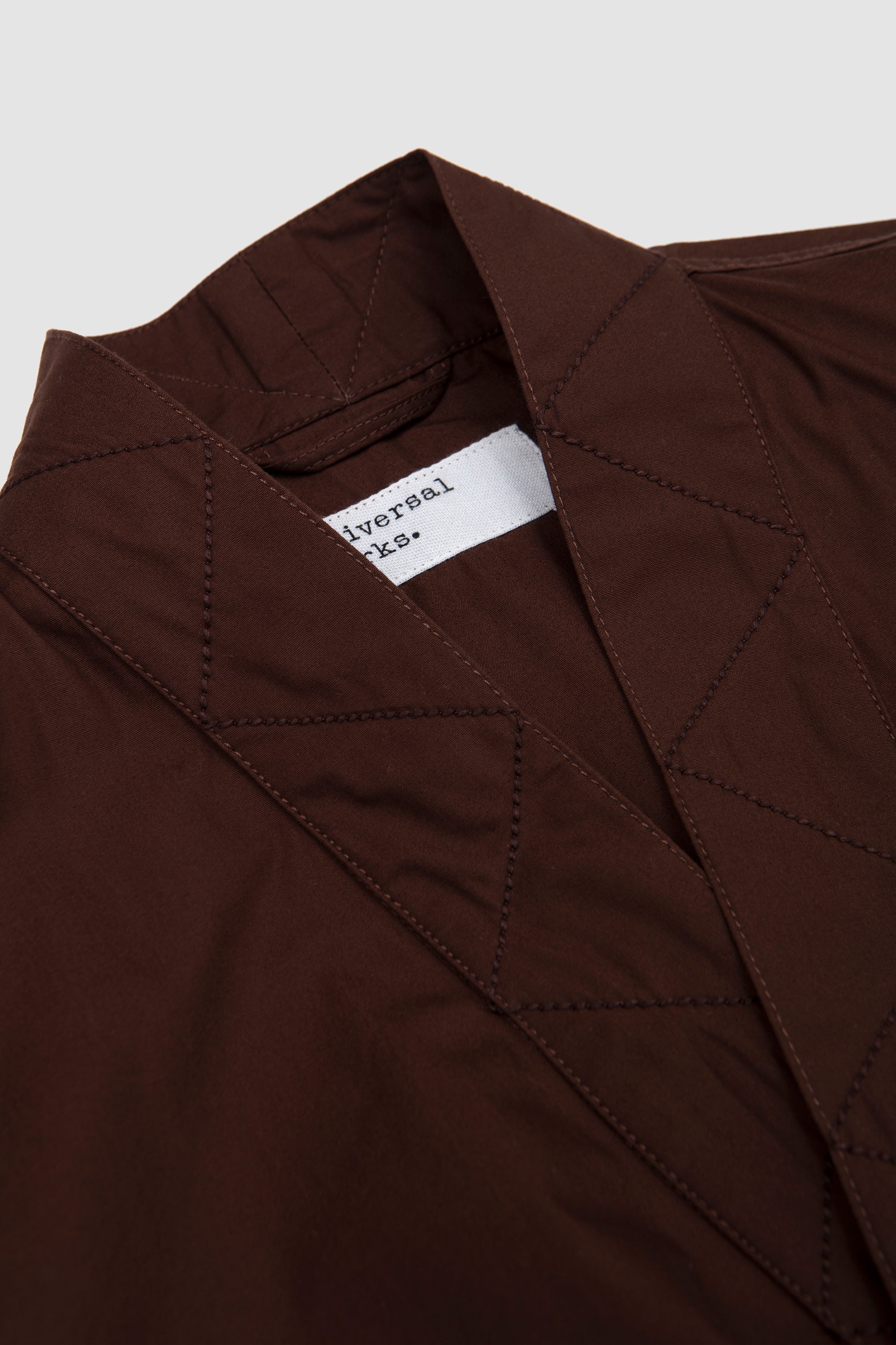 Osaka Work Jacket Peached Poplin Brown