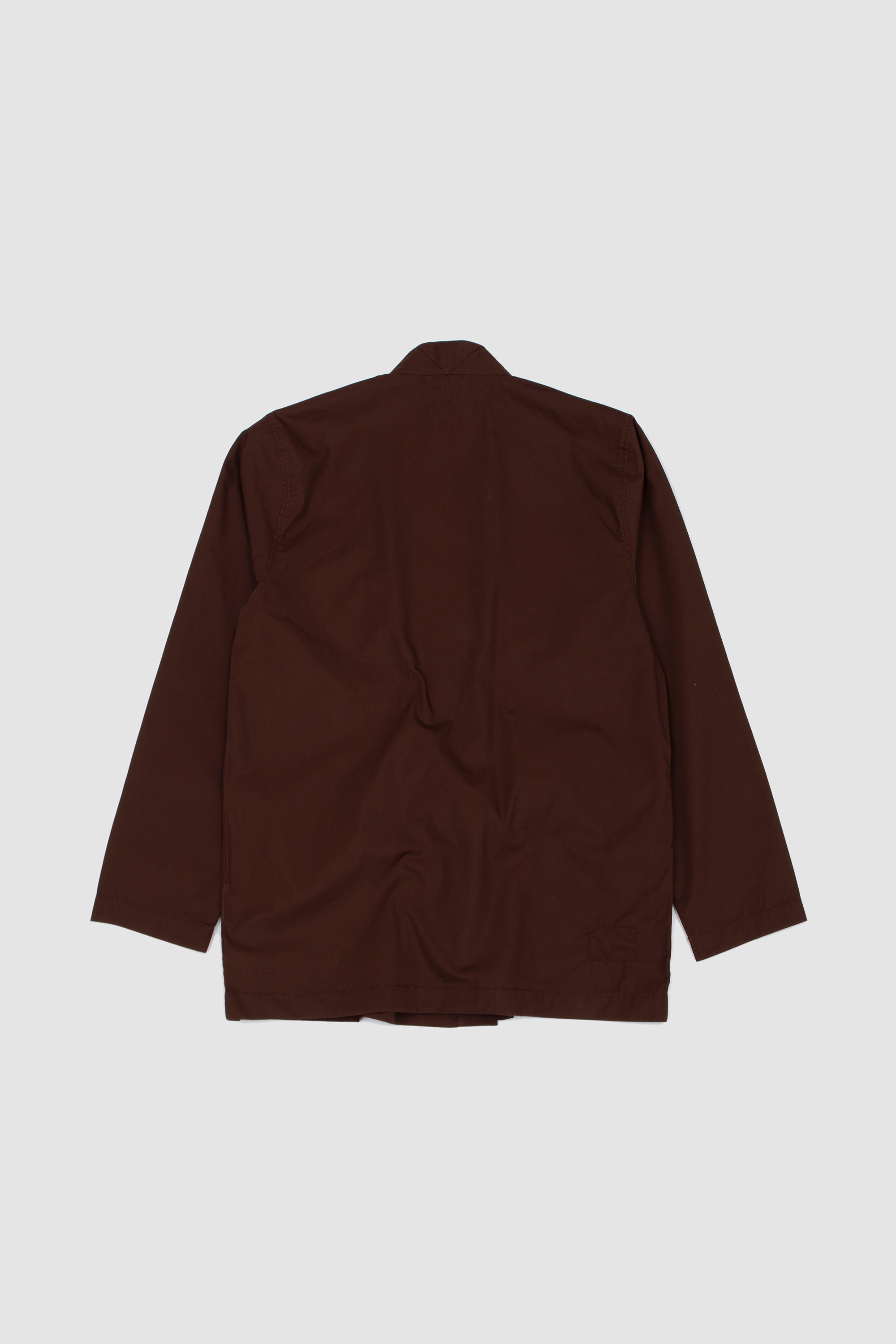 Osaka Work Jacket Peached Poplin Brown_4