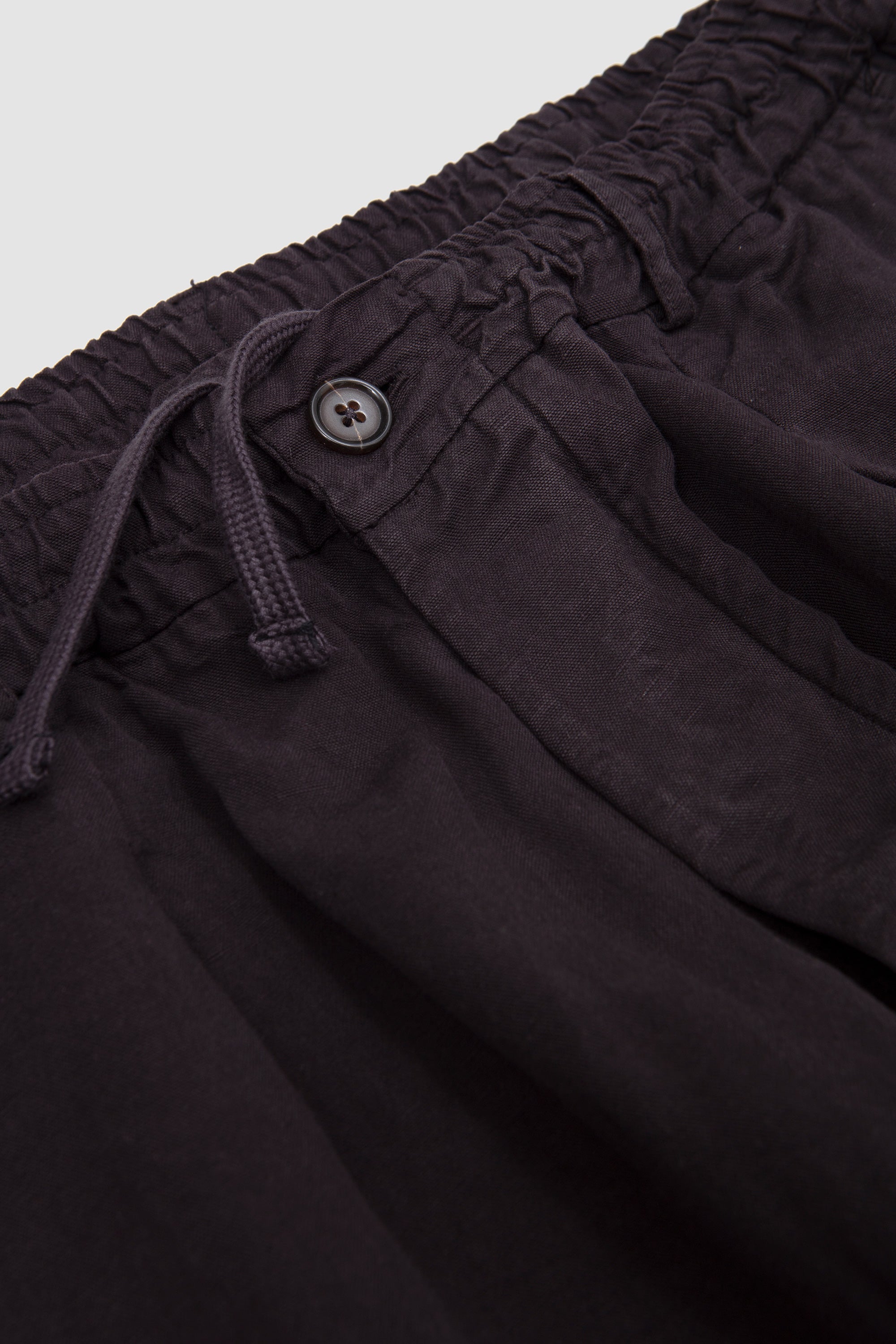 Oxford Pant Lyo Linen Mix Licorice