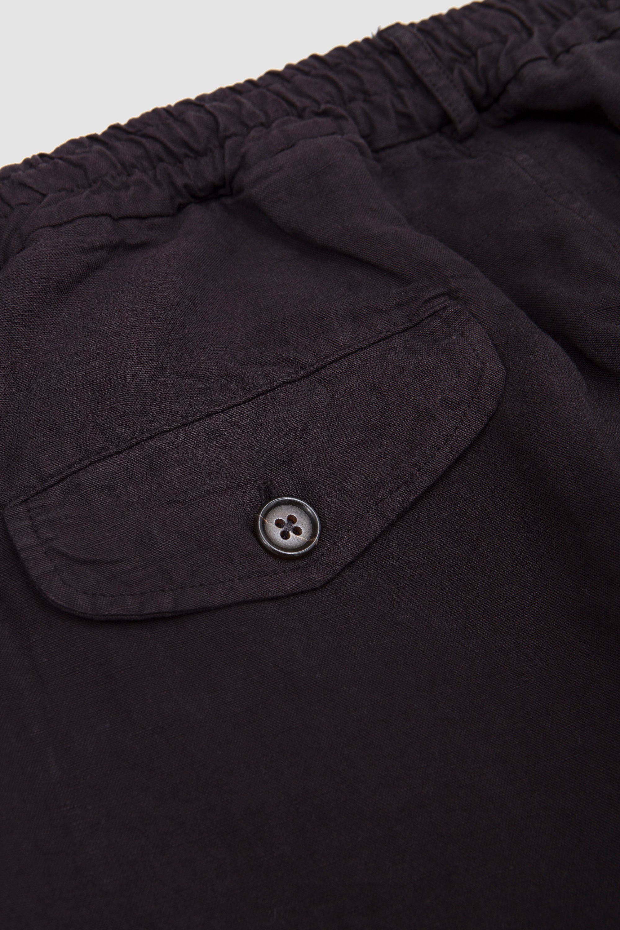 Oxford Pant Lyo Linen Mix Licorice