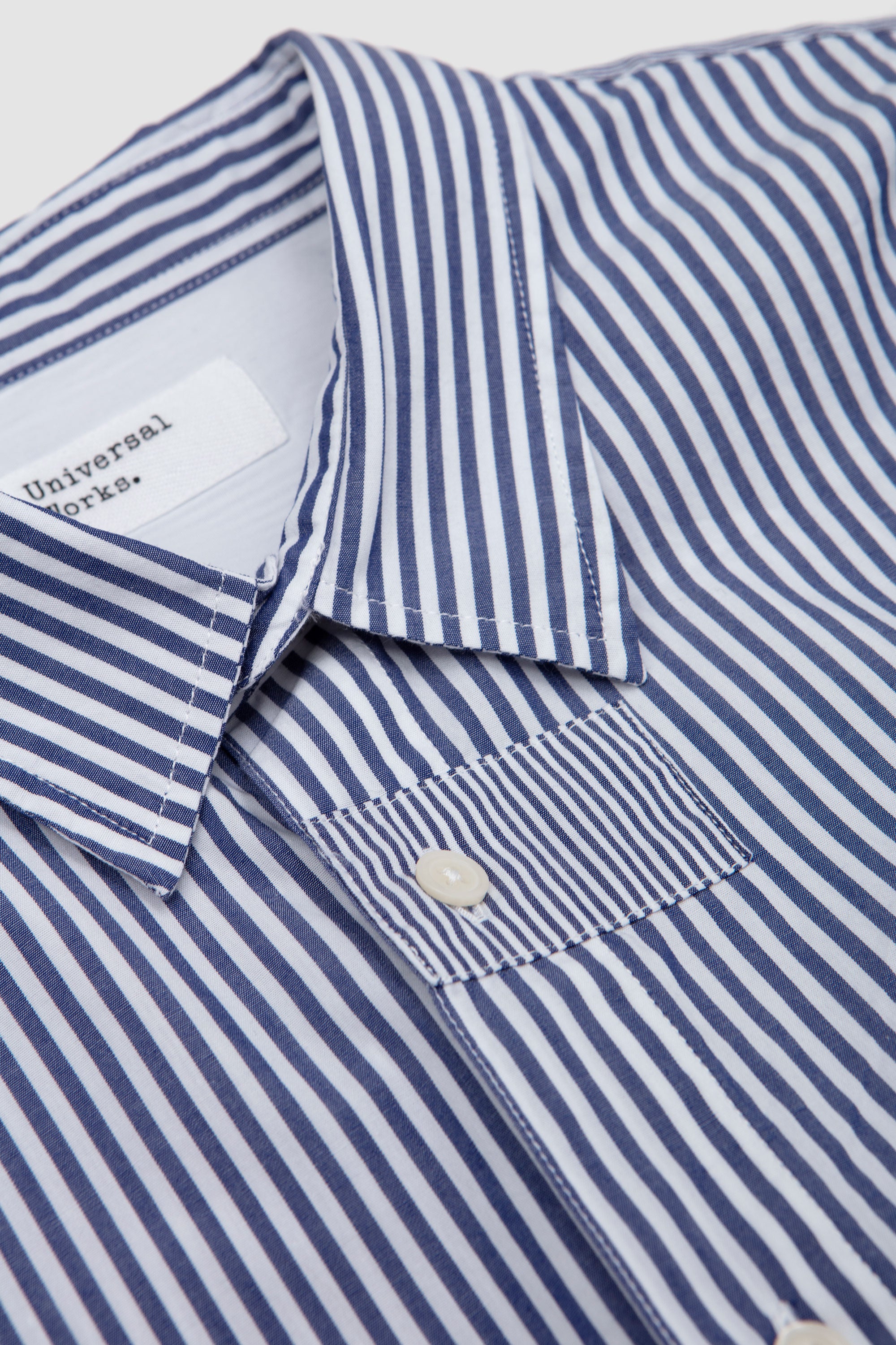 Patched Shirt Queens Cotton Navy_2