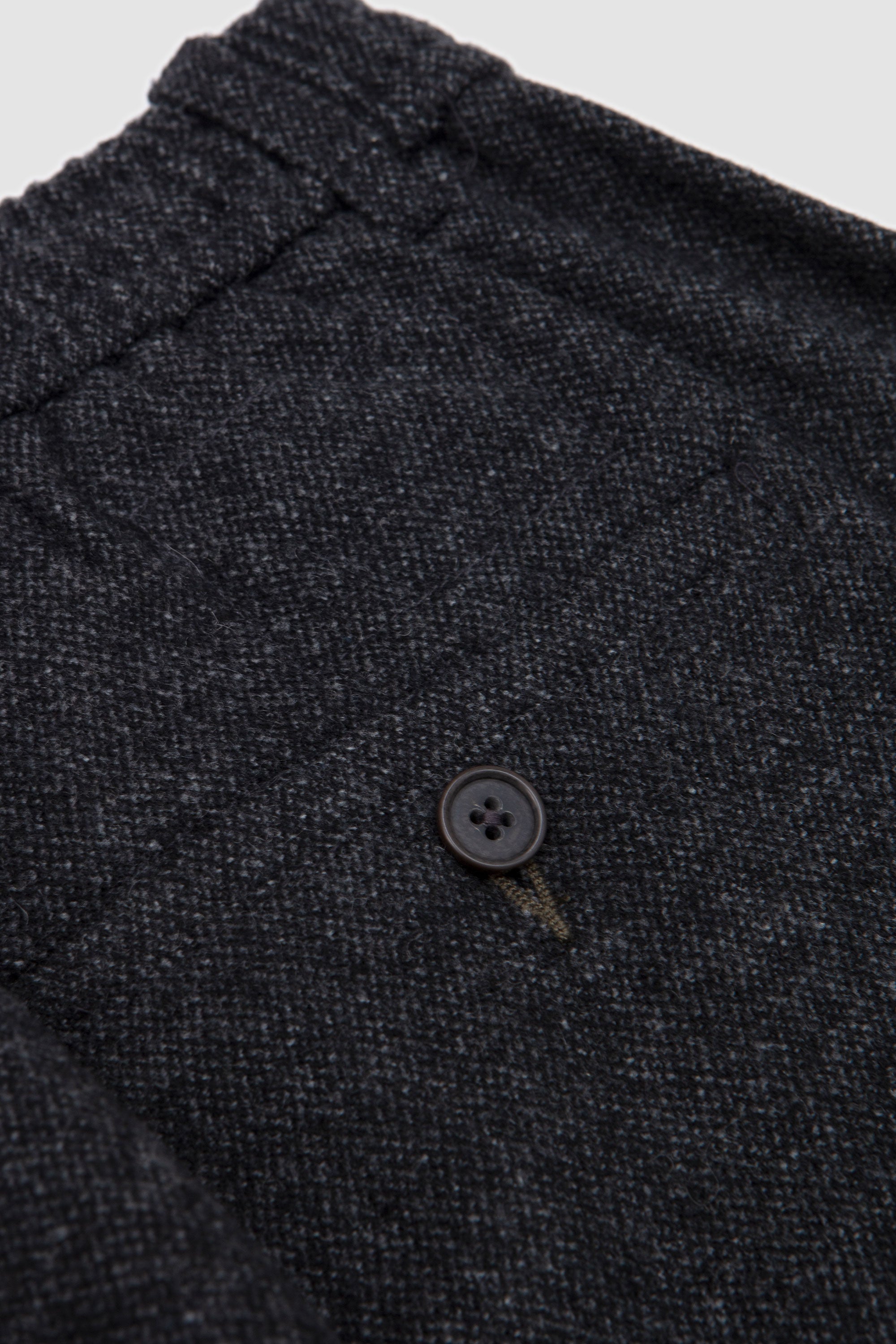 Pleated Track Pant Anders Wool Upcycled Grey