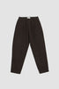 SPORTIVO STORE_Pleated Track Pant Italian Pinstripe Brown_2
