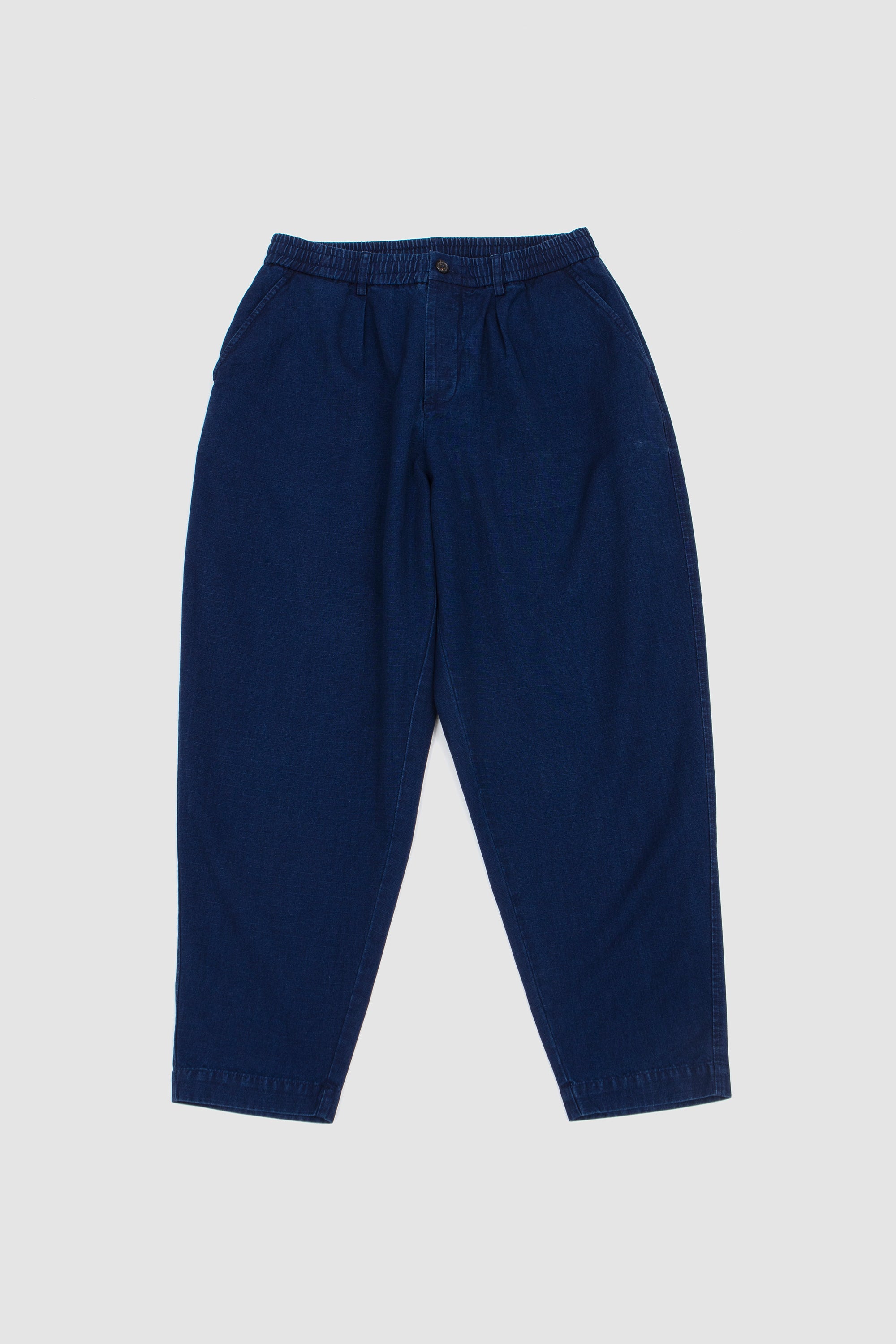 Pleated Track Pant Kimstop Indigo_1