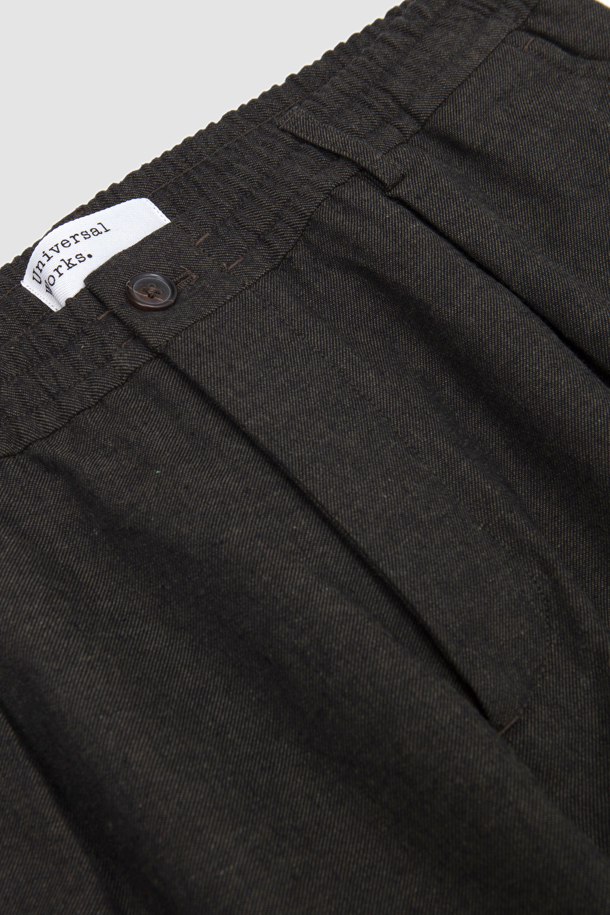 Pleated Track Pant Lucca Suiting Olive